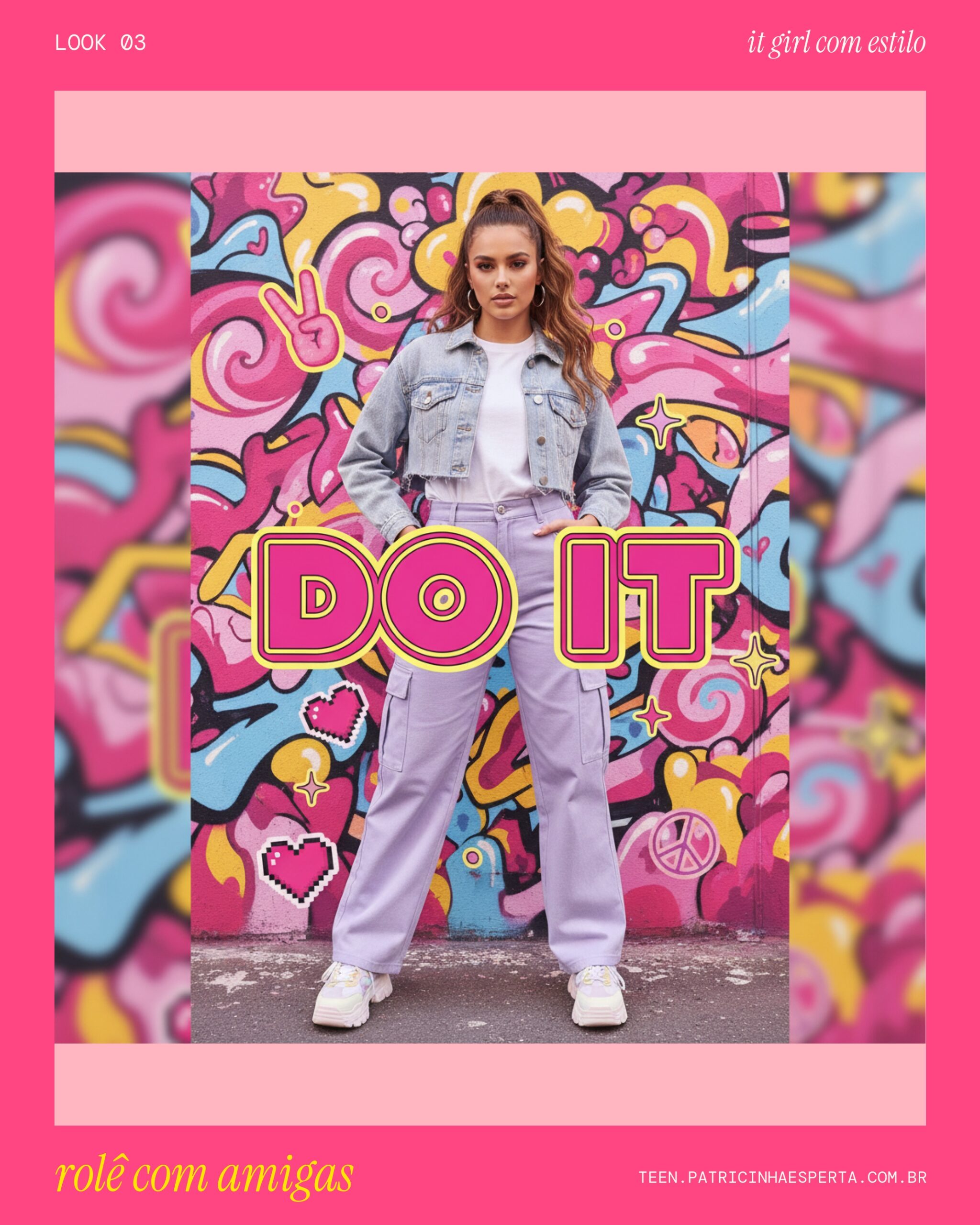 Look 3: POV: Rolê com as BFFs