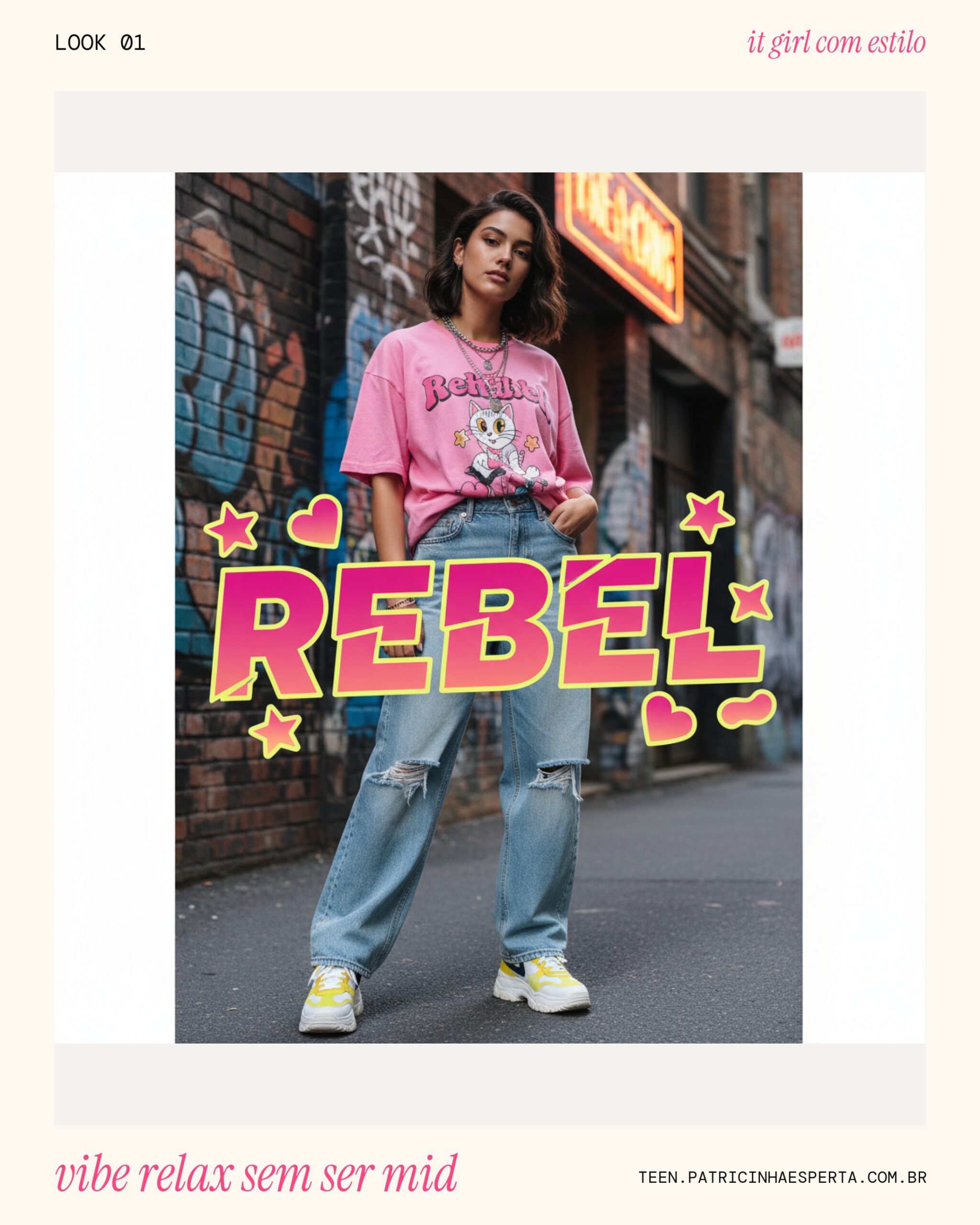 Look 1: Descomplicado & Cool