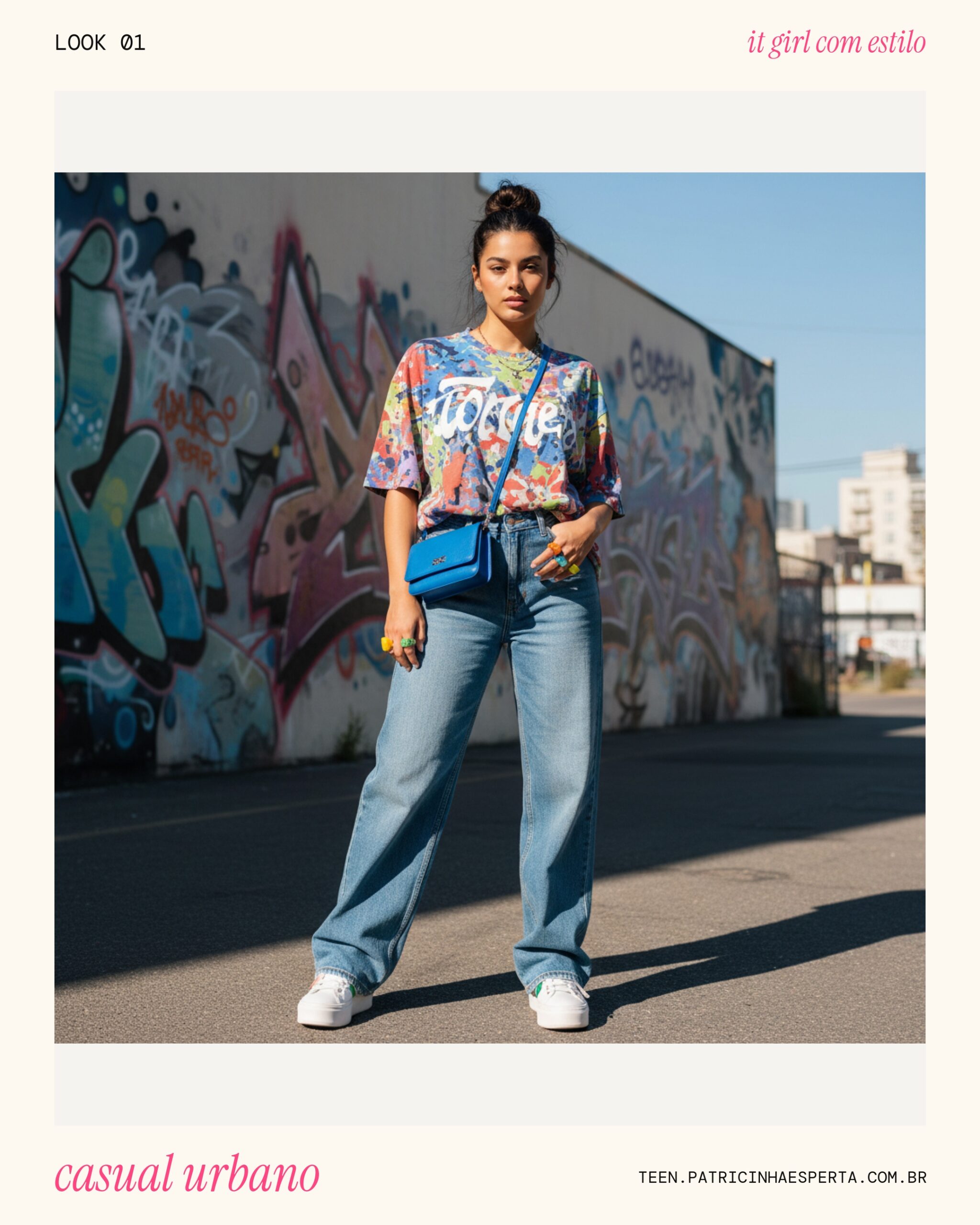 Look 1: Casual Urbano