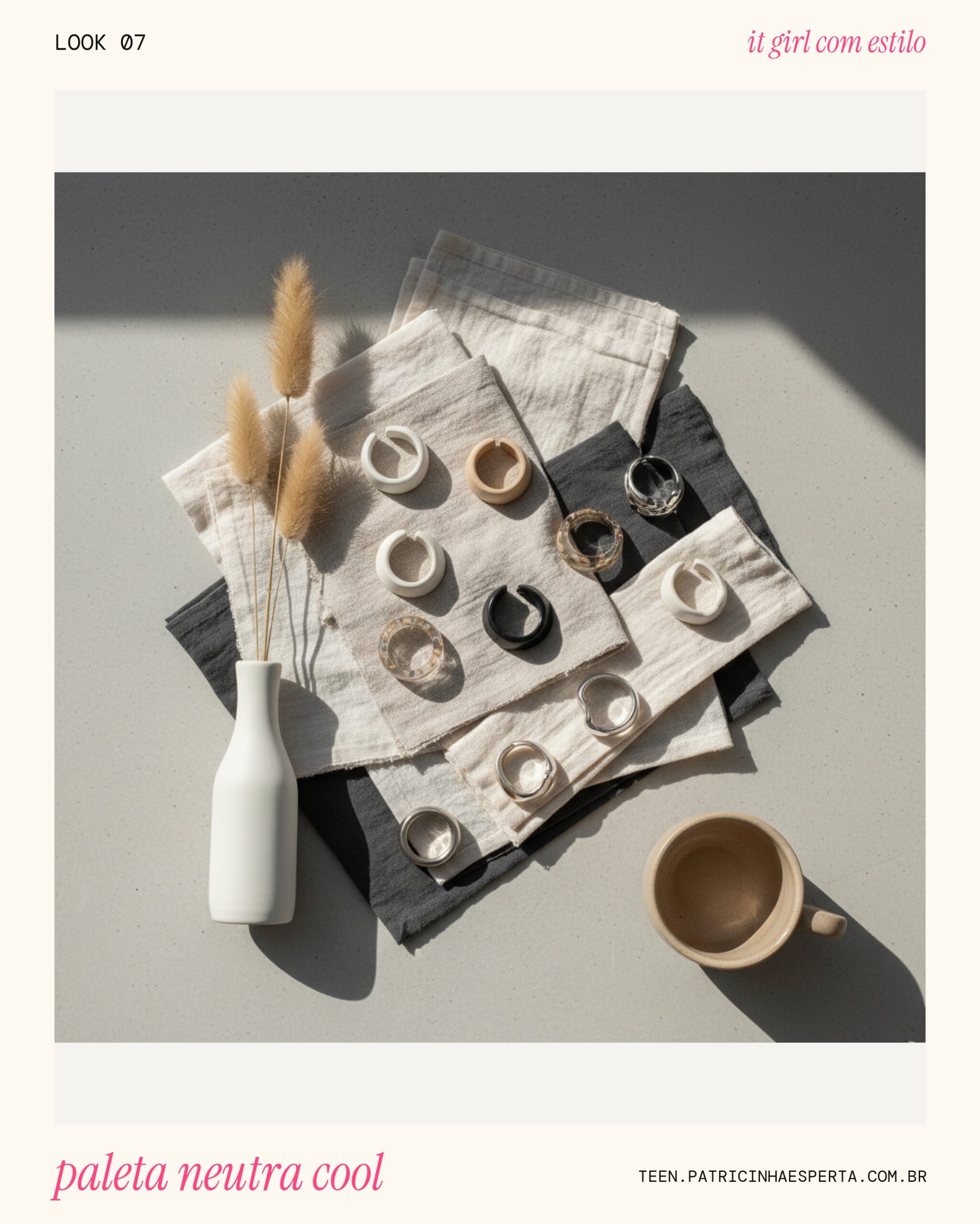 Look 7: Mood Board Paleta Neutra Cool