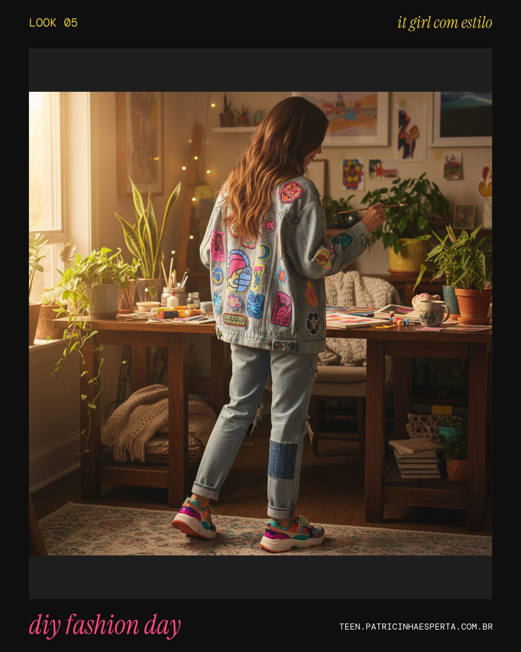 Look 5: Dia de Customizar Roupas
