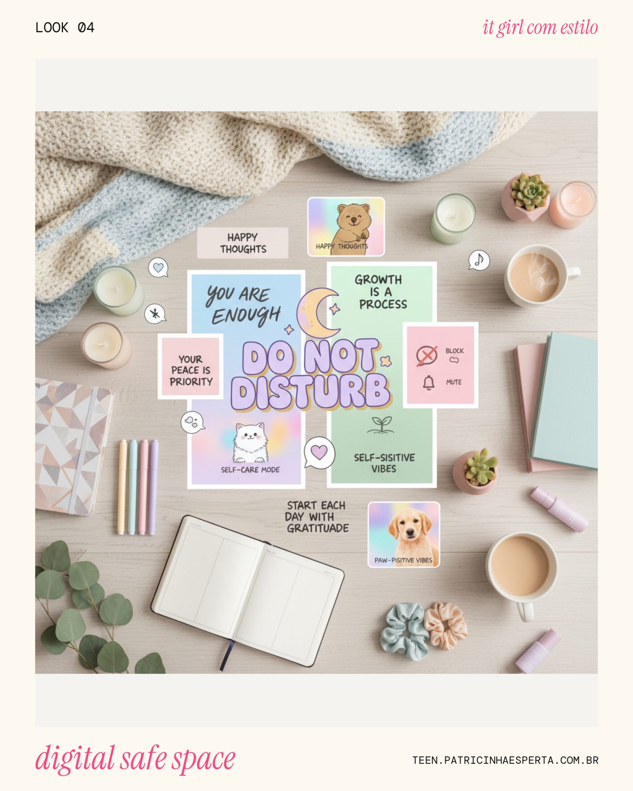 Look 4: Seu Espaço Seguro Digital