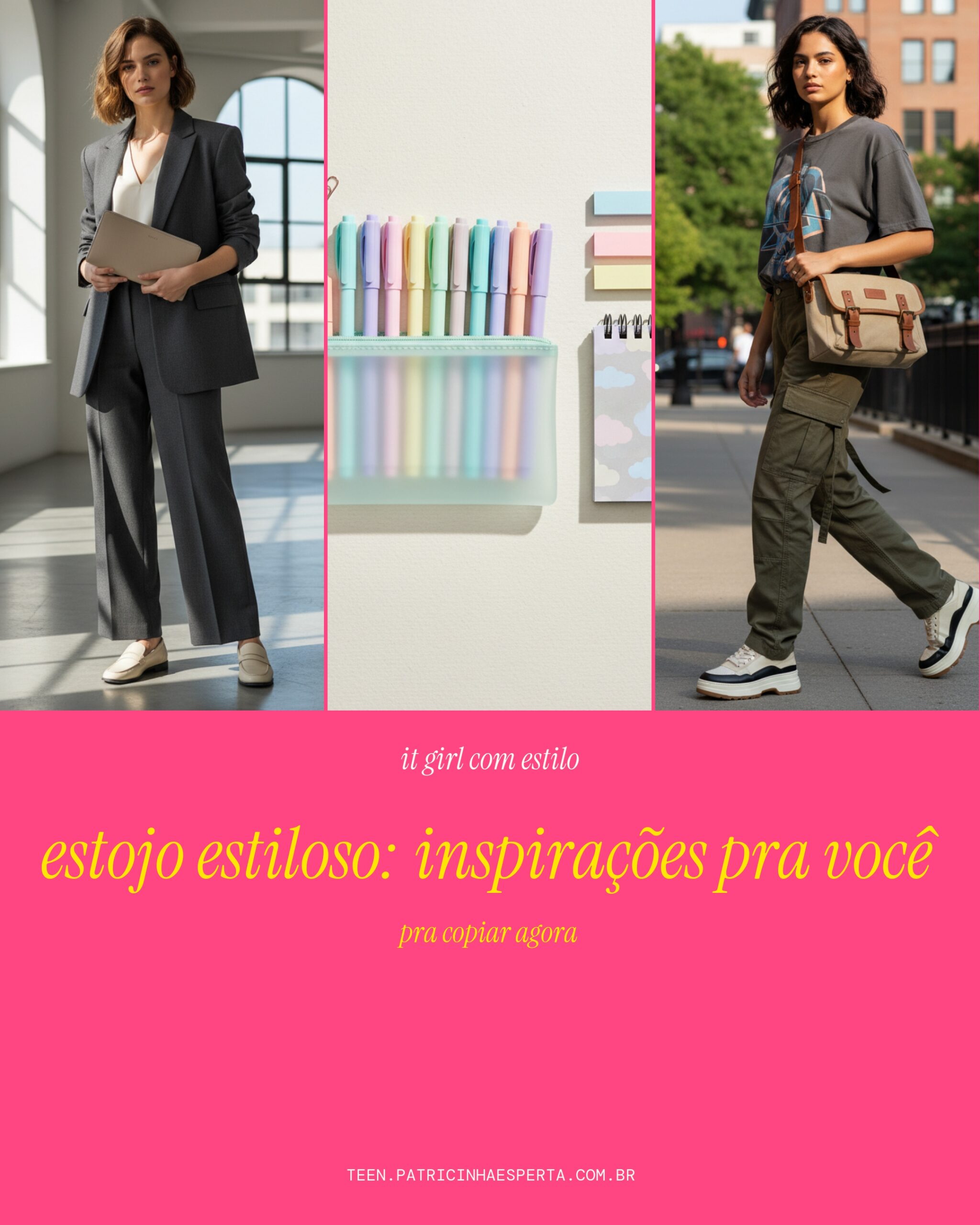 estojo estiloso: inspiracoes pra voce