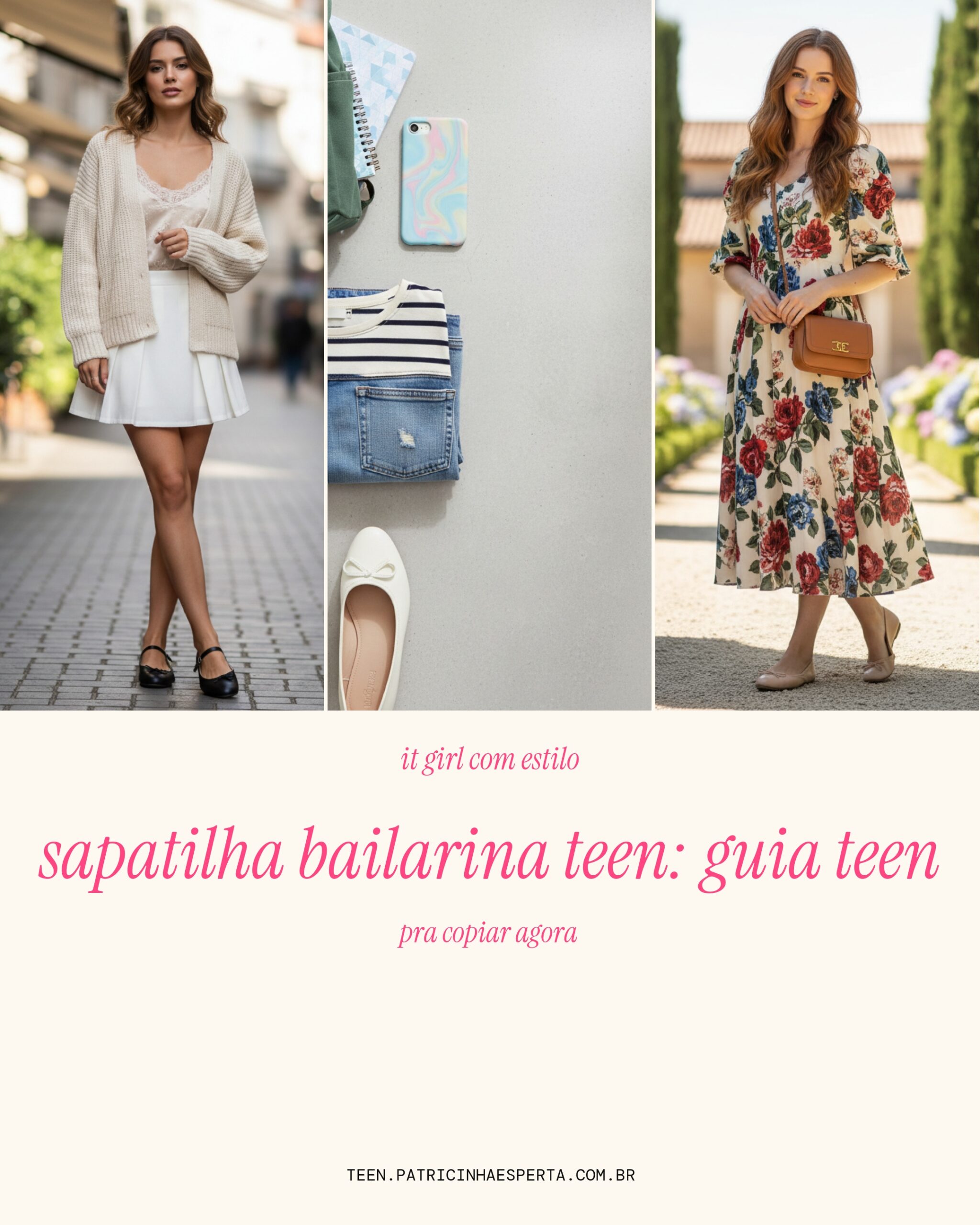 sapatilha bailarina teen: guia teen
