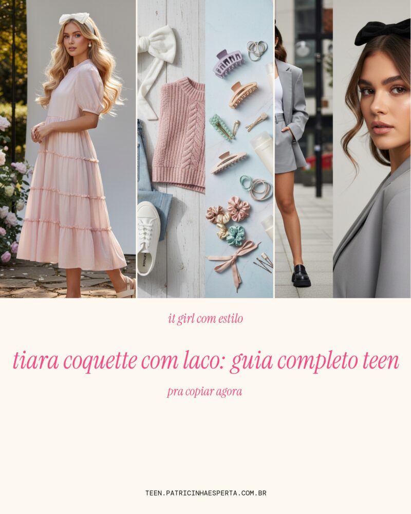 Como Arrasar com Tiara Coquette de Laço: Guia Completo para It Girls