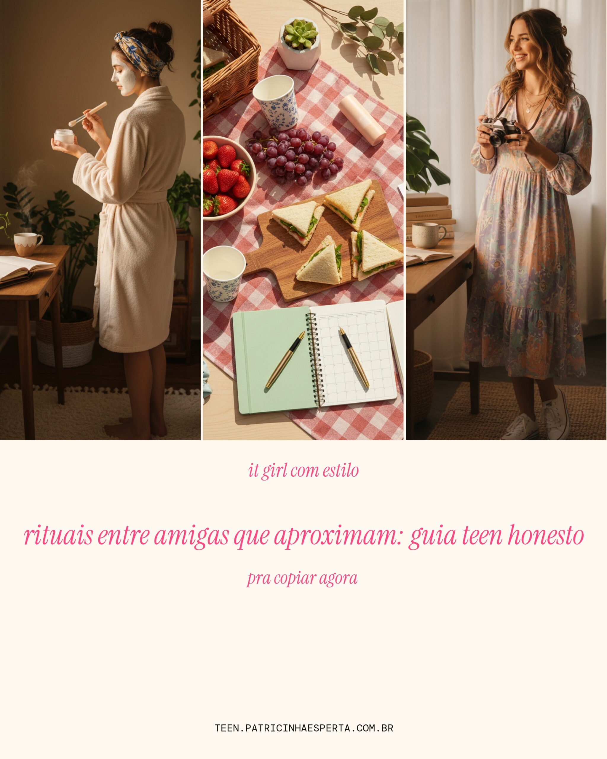 rituais entre amigas que aproximam: guia teen honesto
