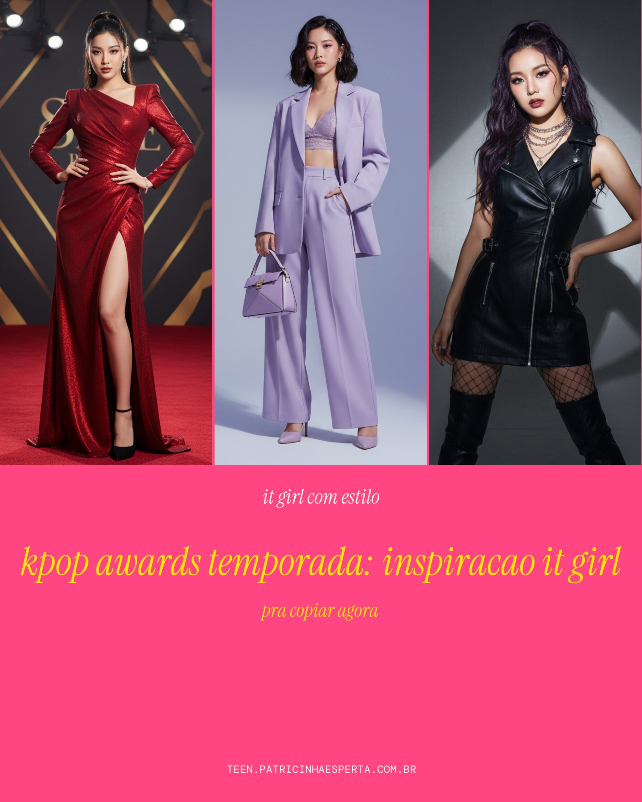 kpop awards temporada: inspiracao it girl