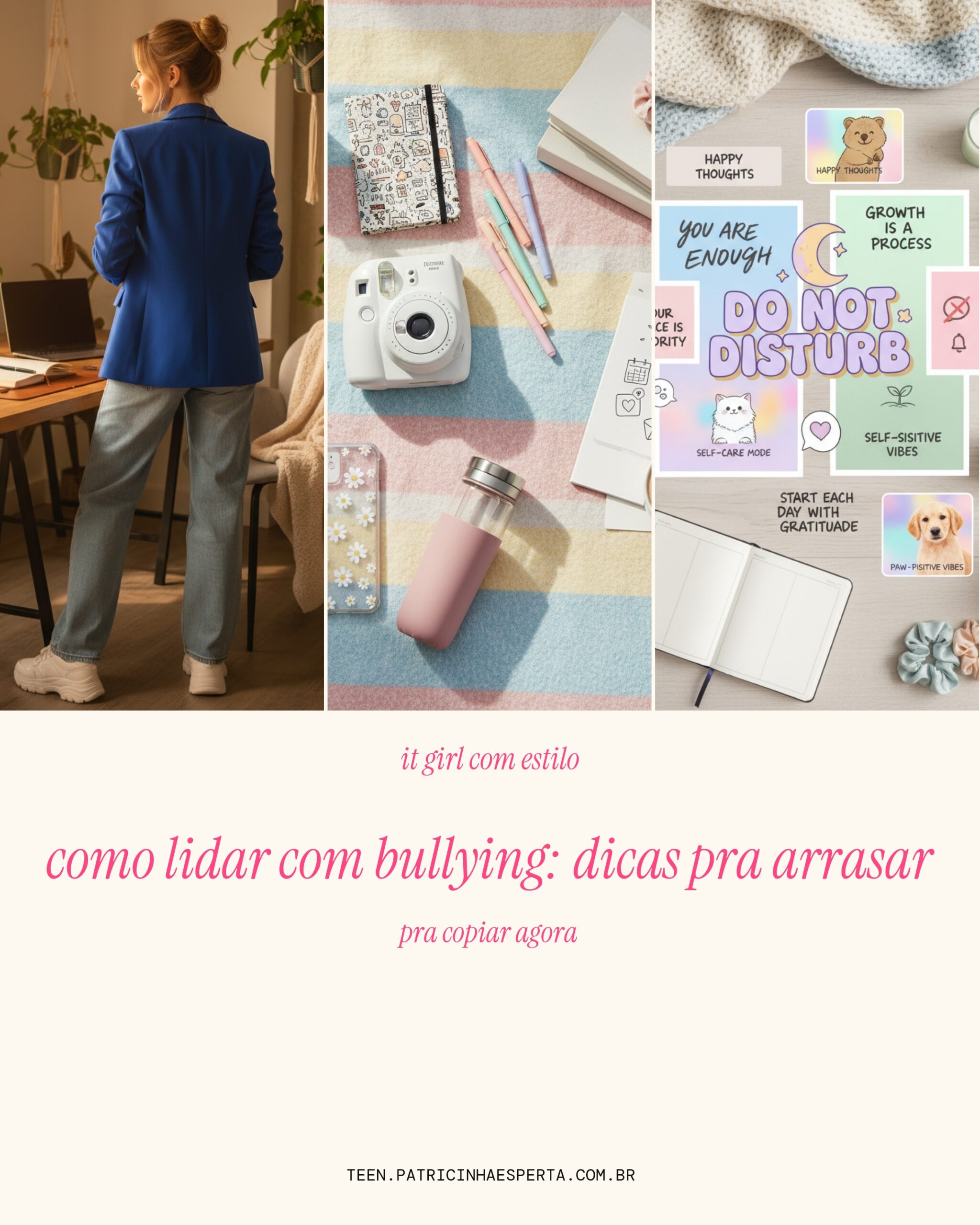 como lidar com bullying: dicas pra arrasar