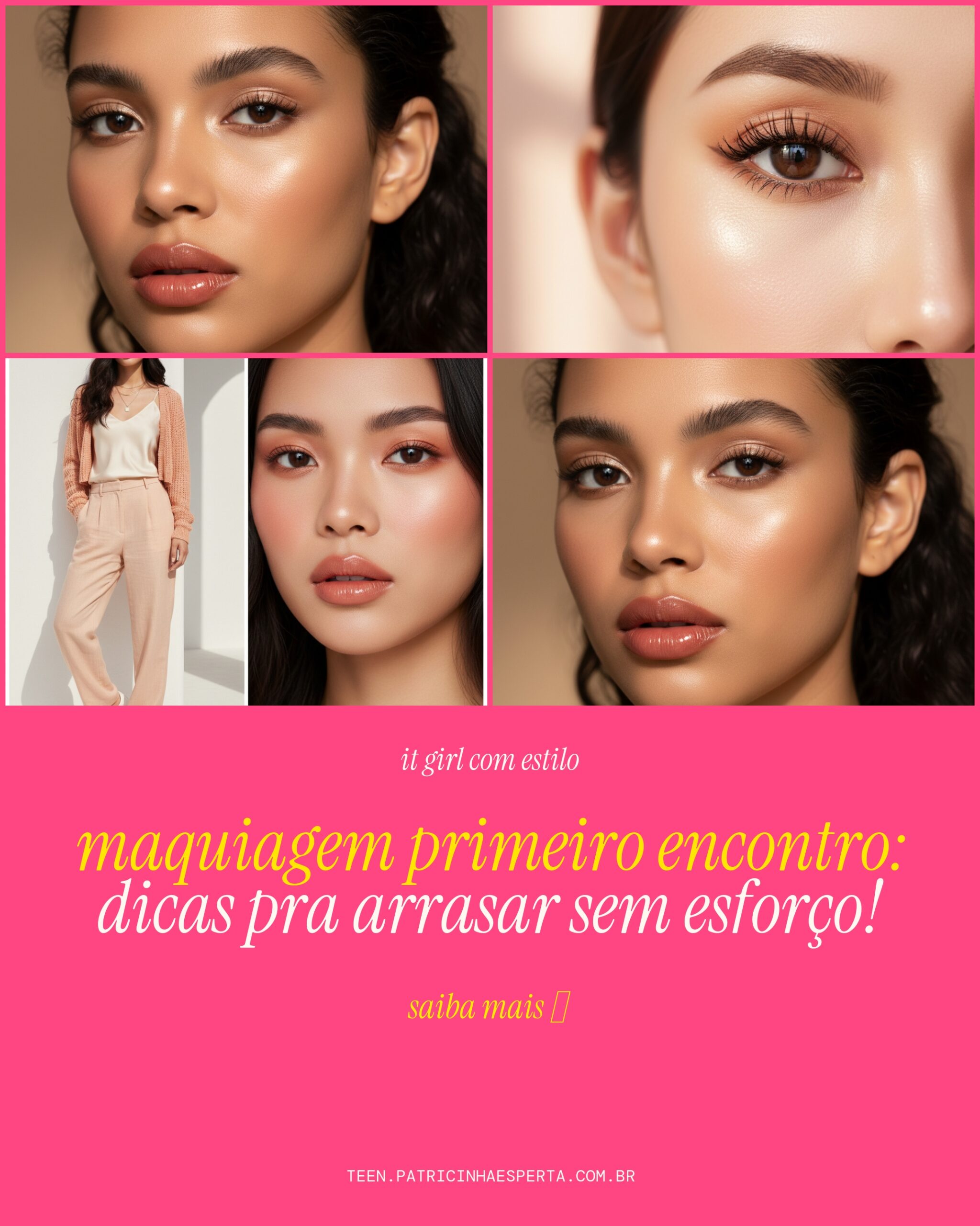 maquiagem primeiro encontro: dicas pra arrasar