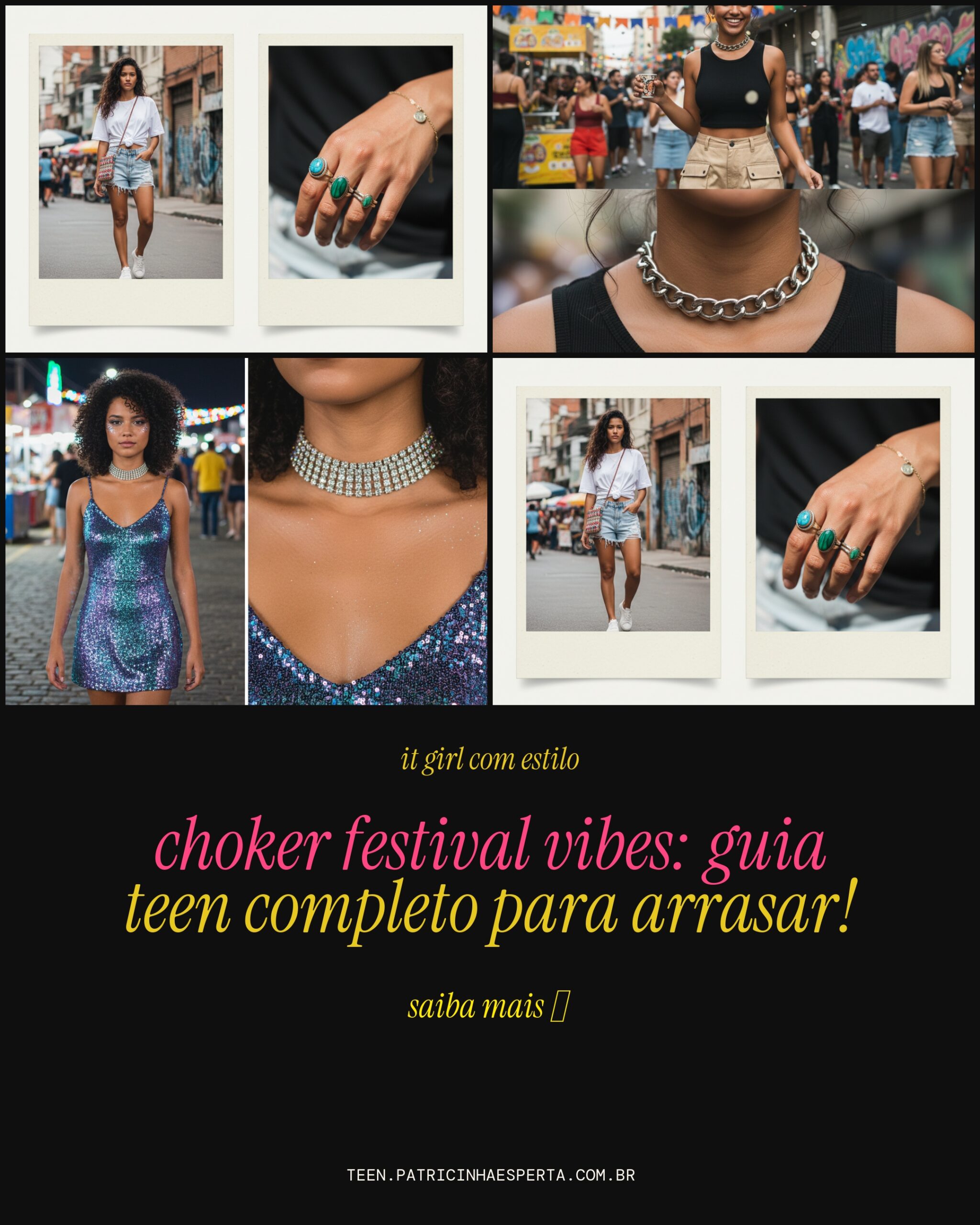 choker festival vibes: guia teen completo