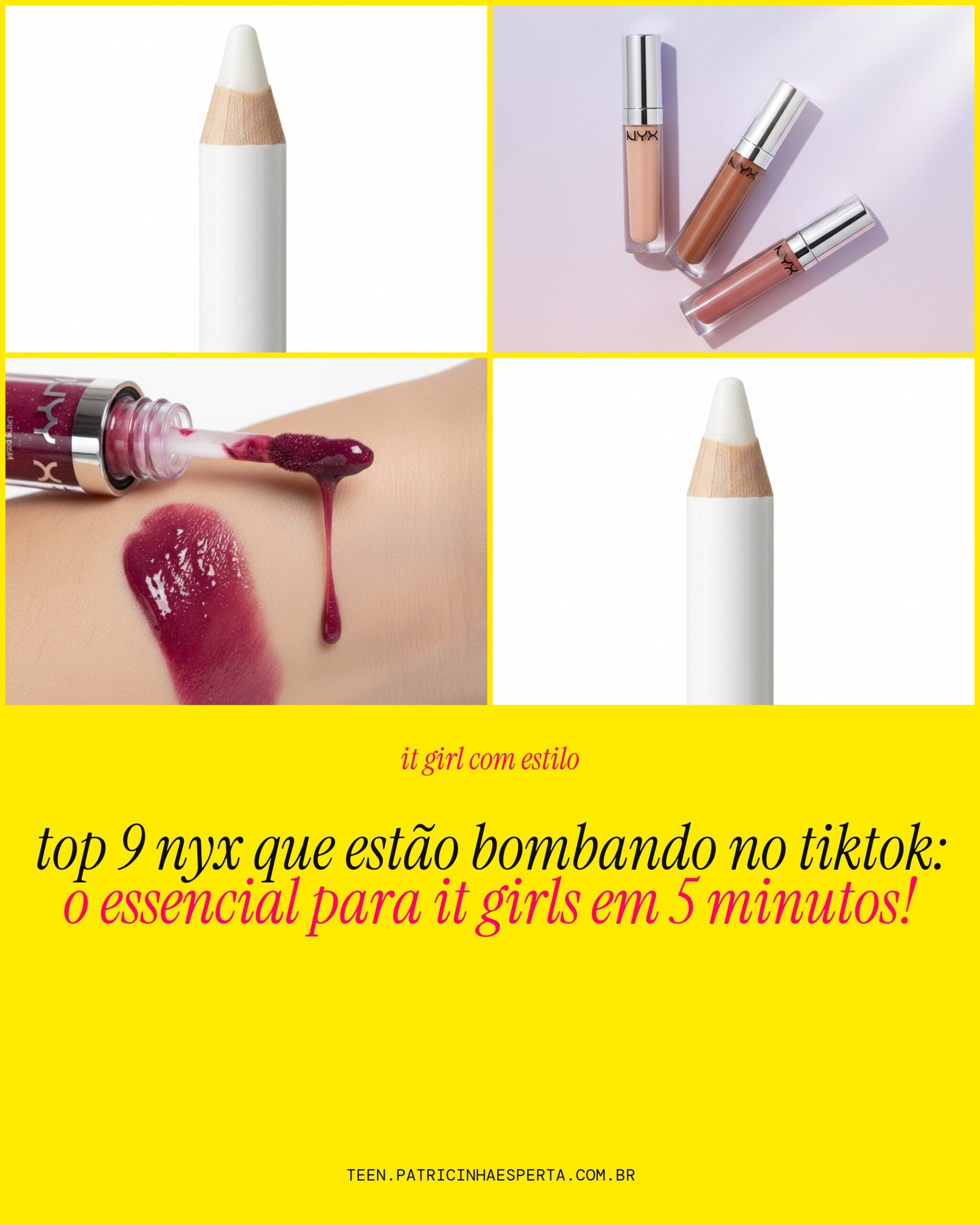 top produtos NYX cosmetics em 5 minutos