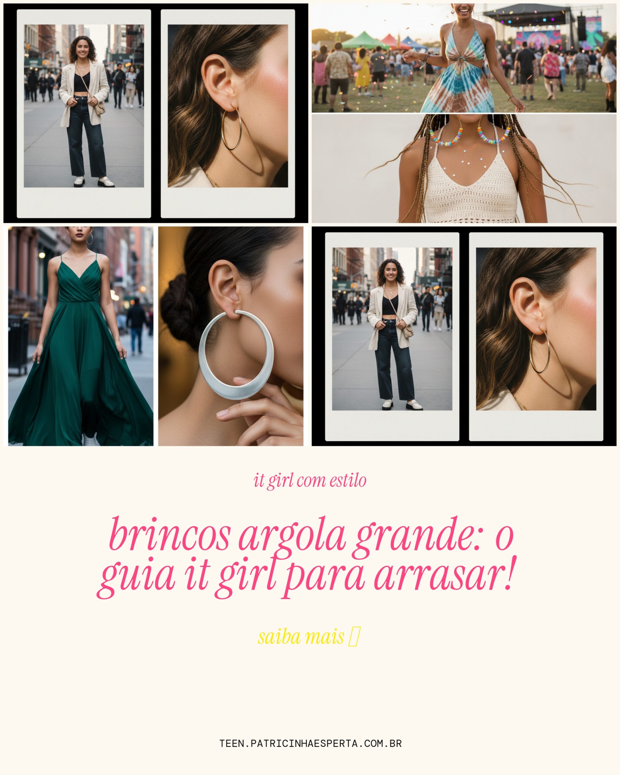 brincos argola grande trend: guia teen completo