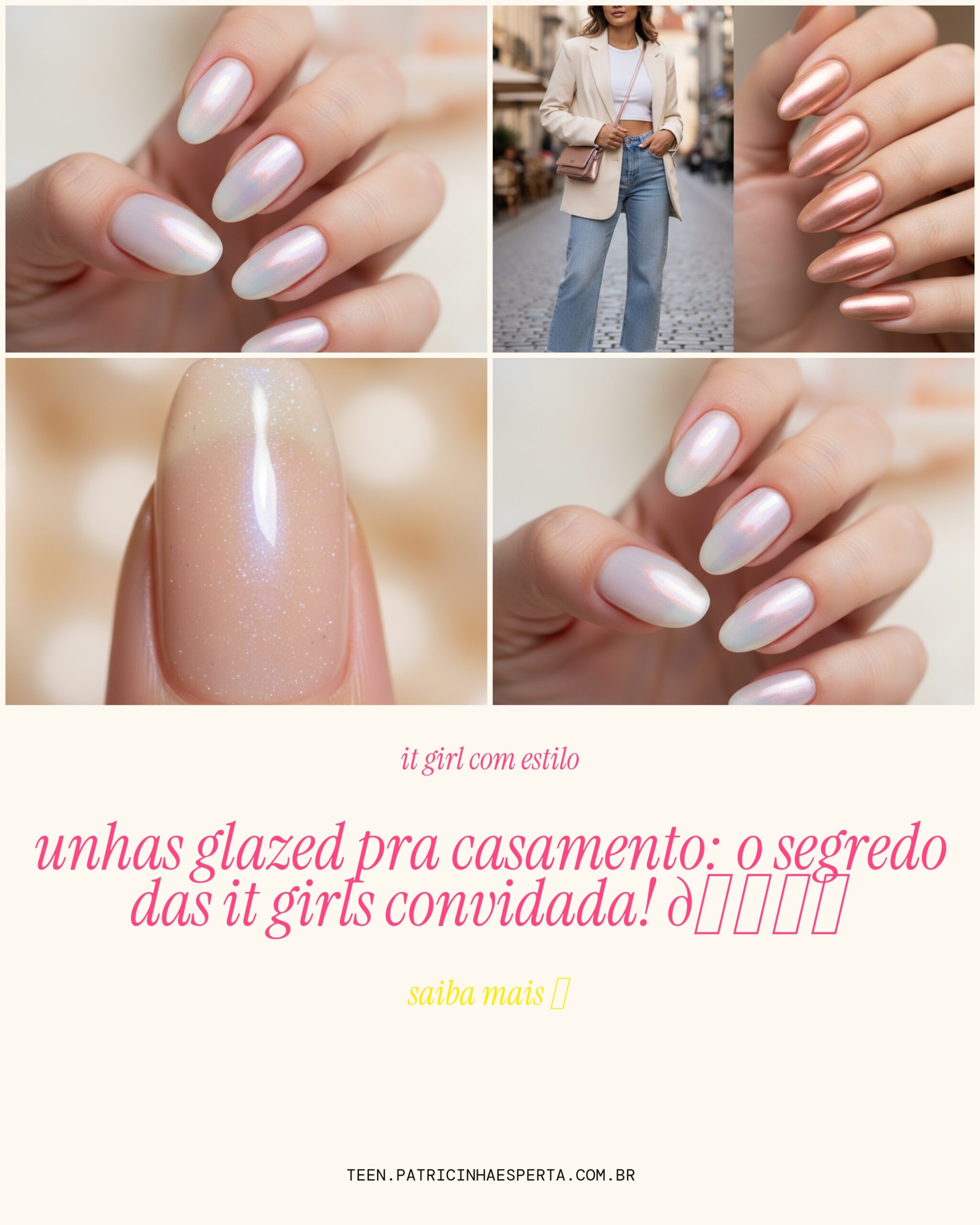 unhas casamento convidada: segredos das it girls