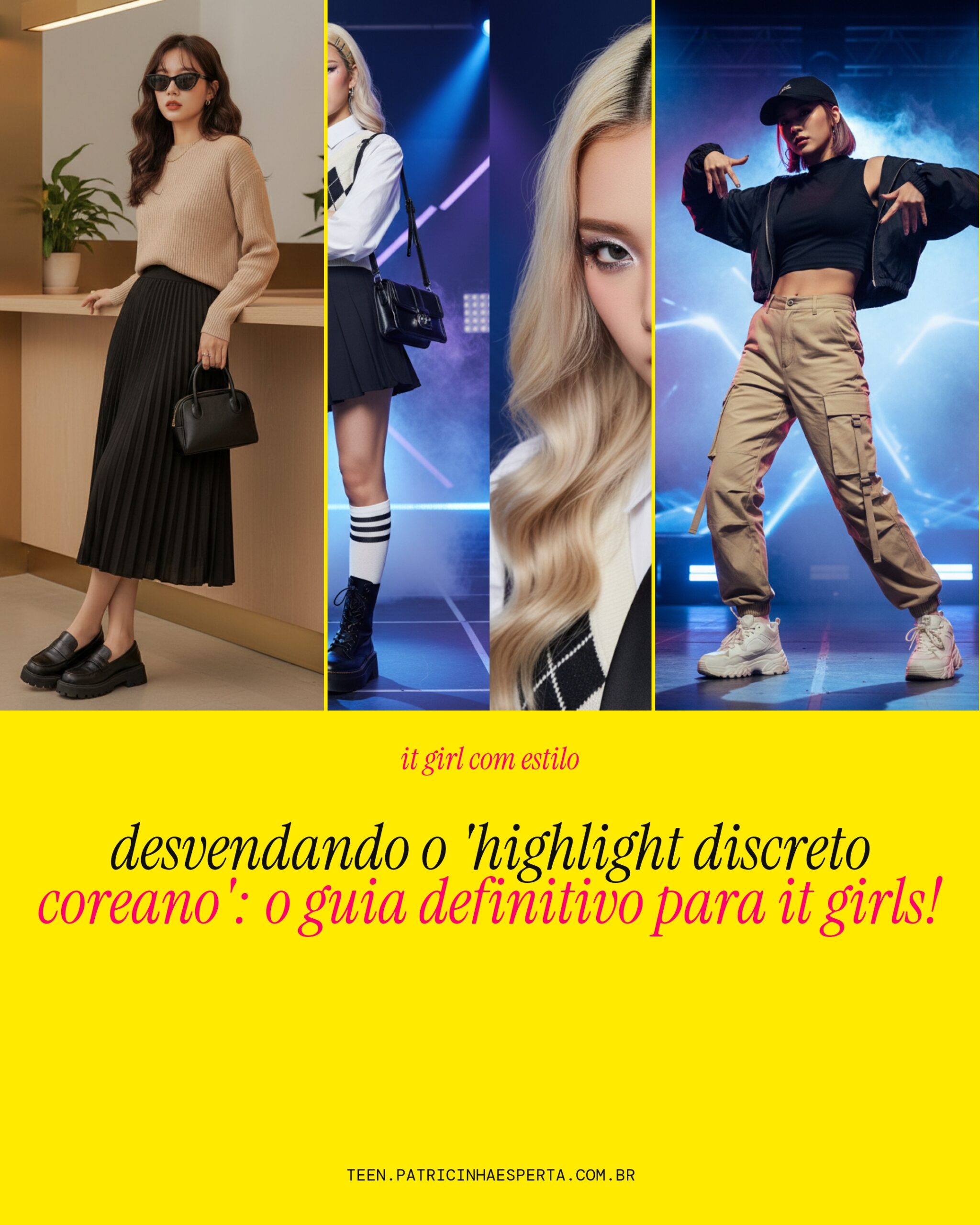 highlight discreto coreano