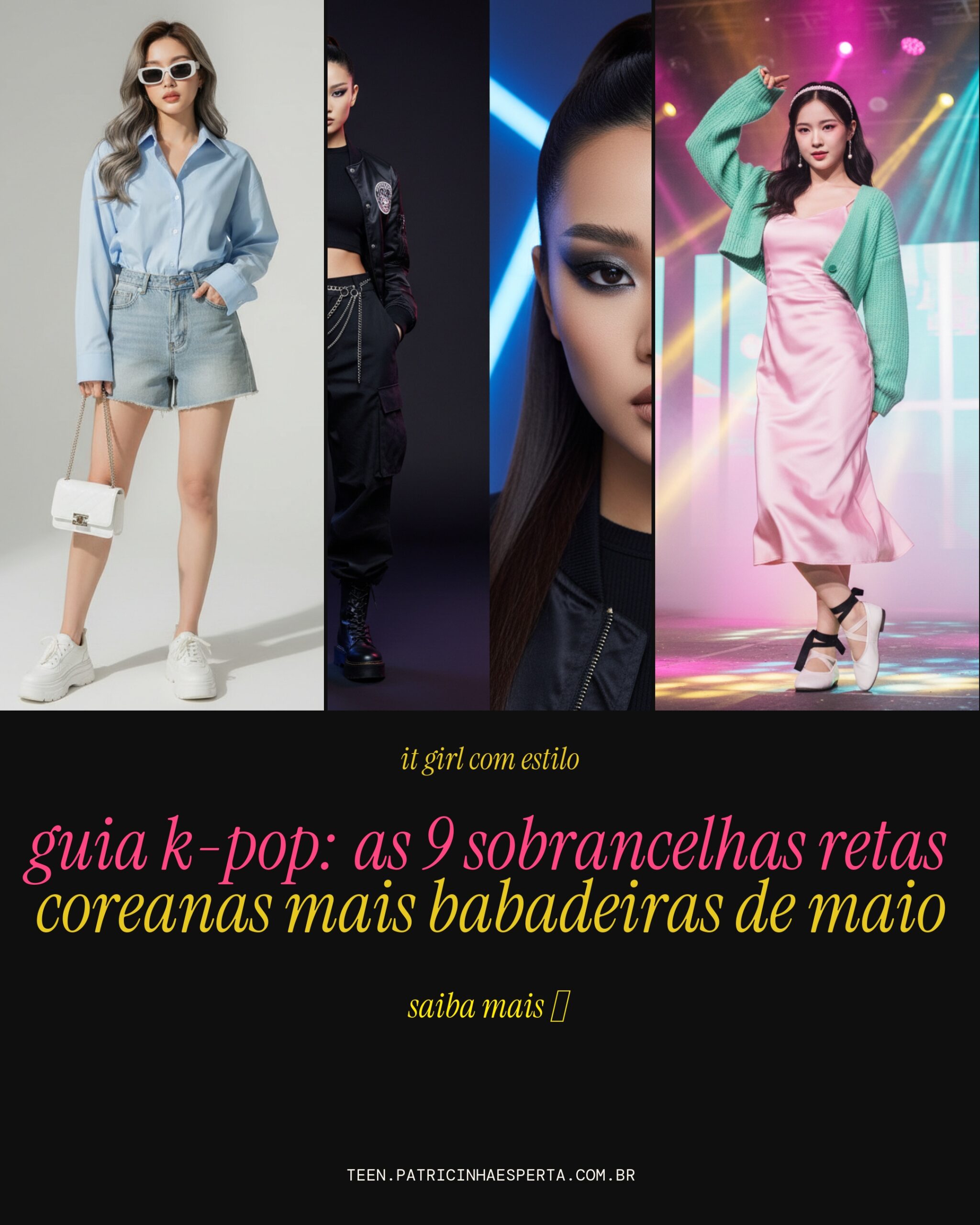 eyebrows straight coreanas