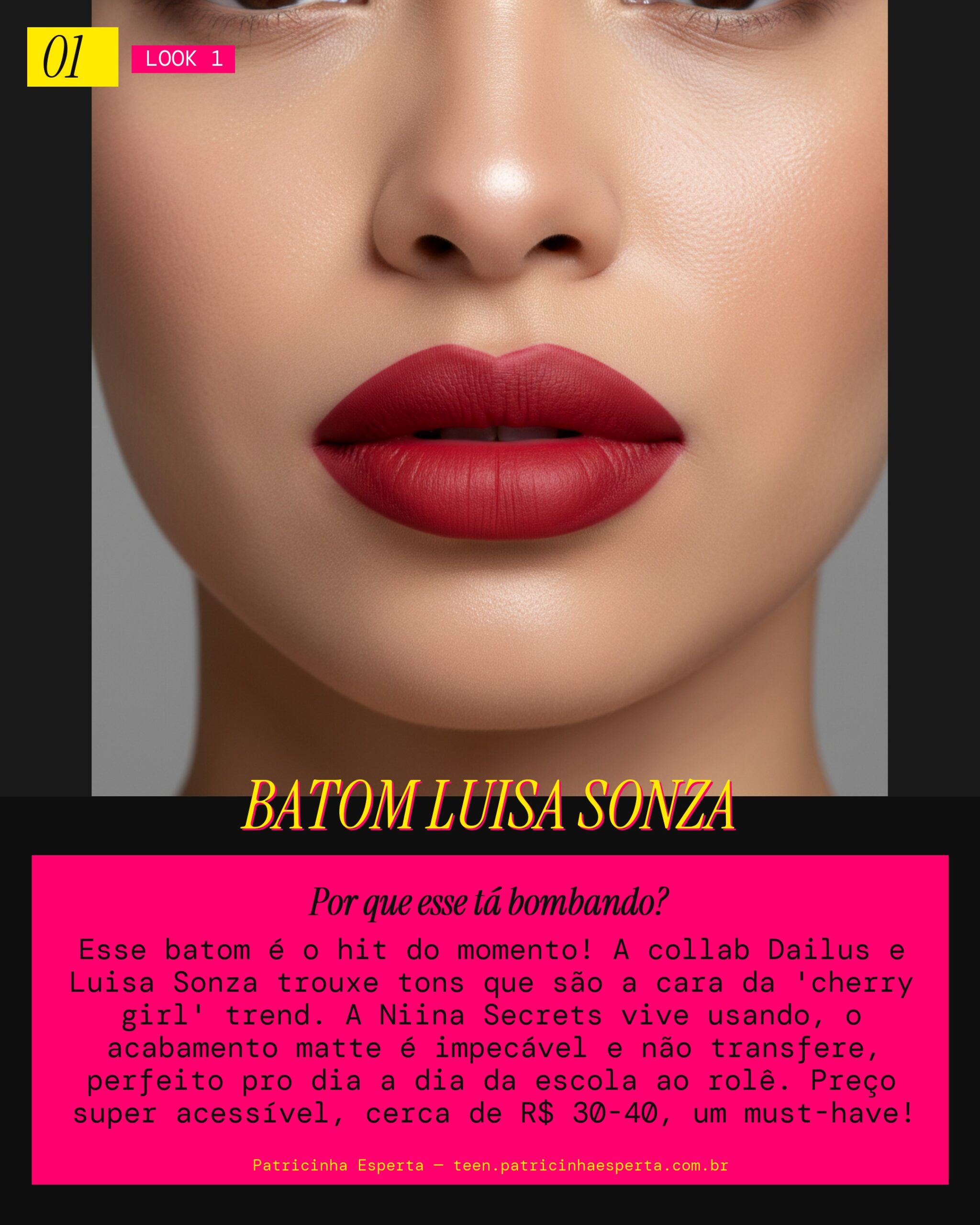 Dailus Batom Líquido Matte Luisa Sonza