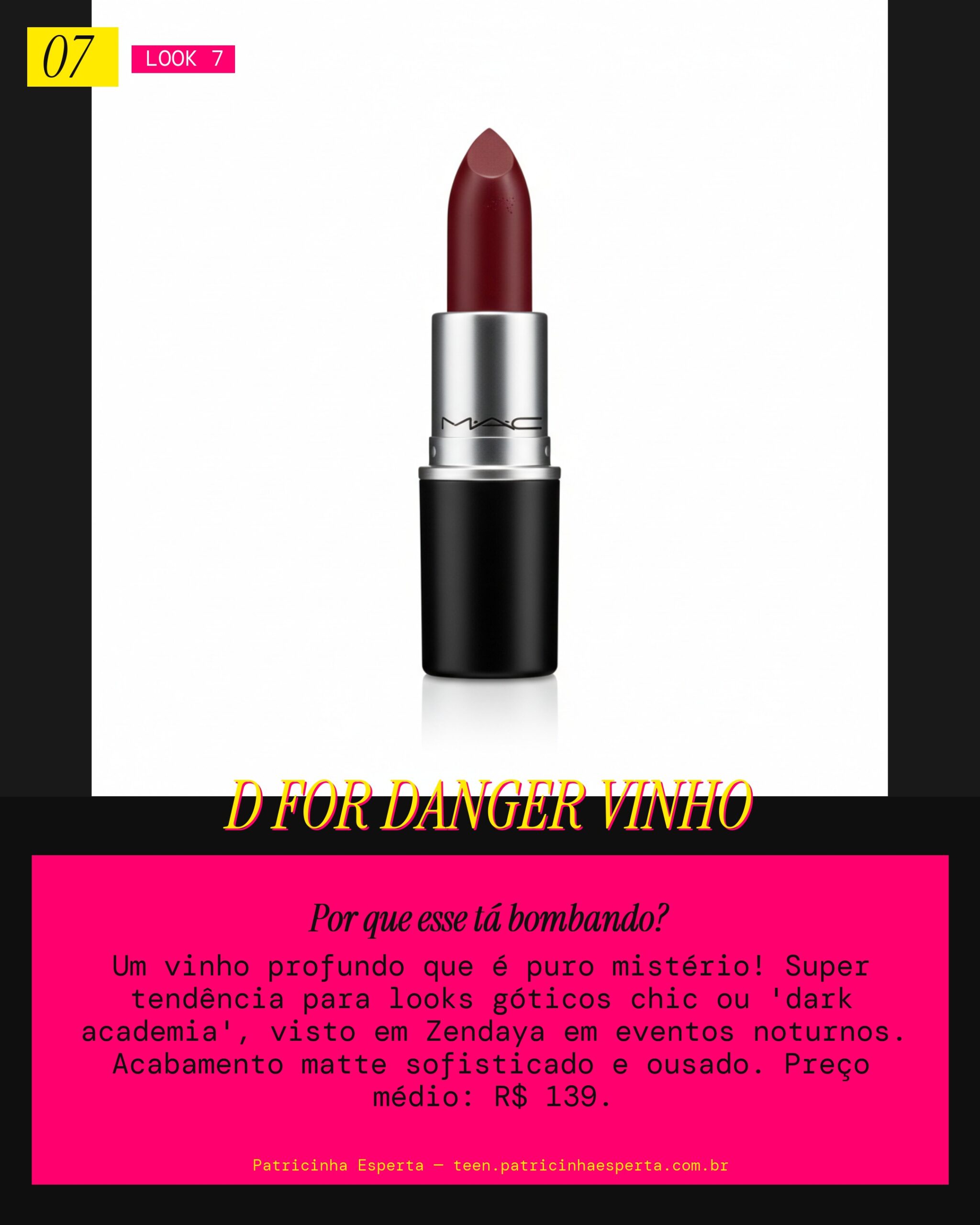 MAC Matte Lipstick - D for Danger