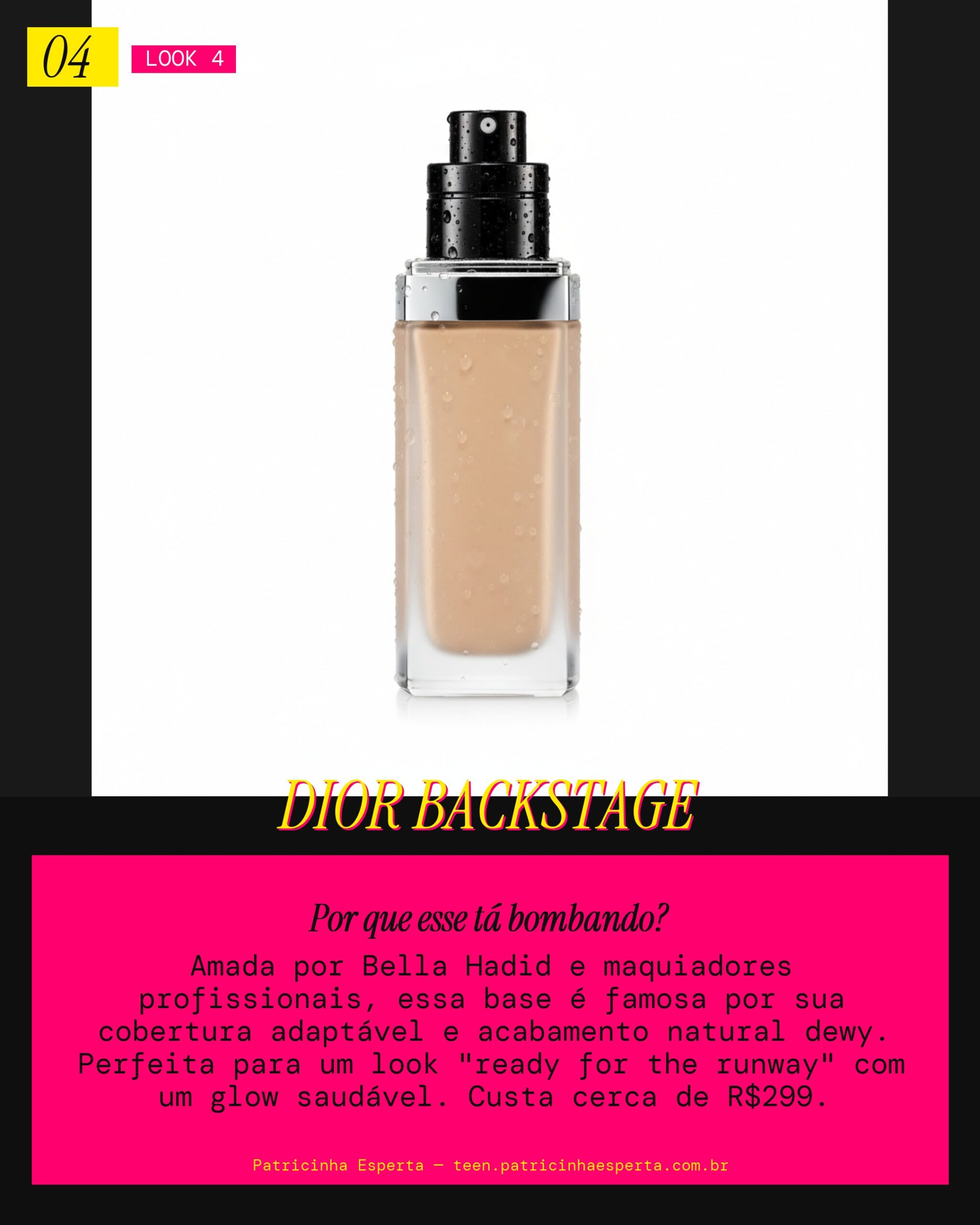 Dior Backstage Face & Body Foundation