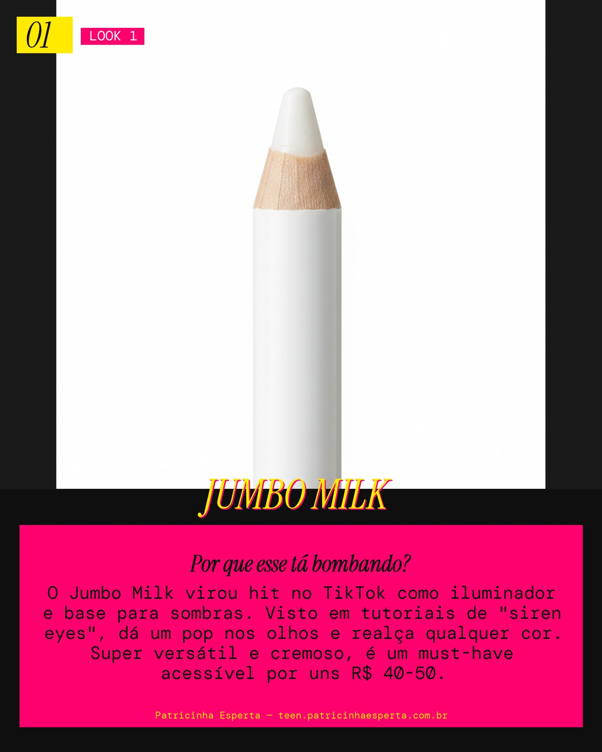 NYX Jumbo Eye Pencil - Milk