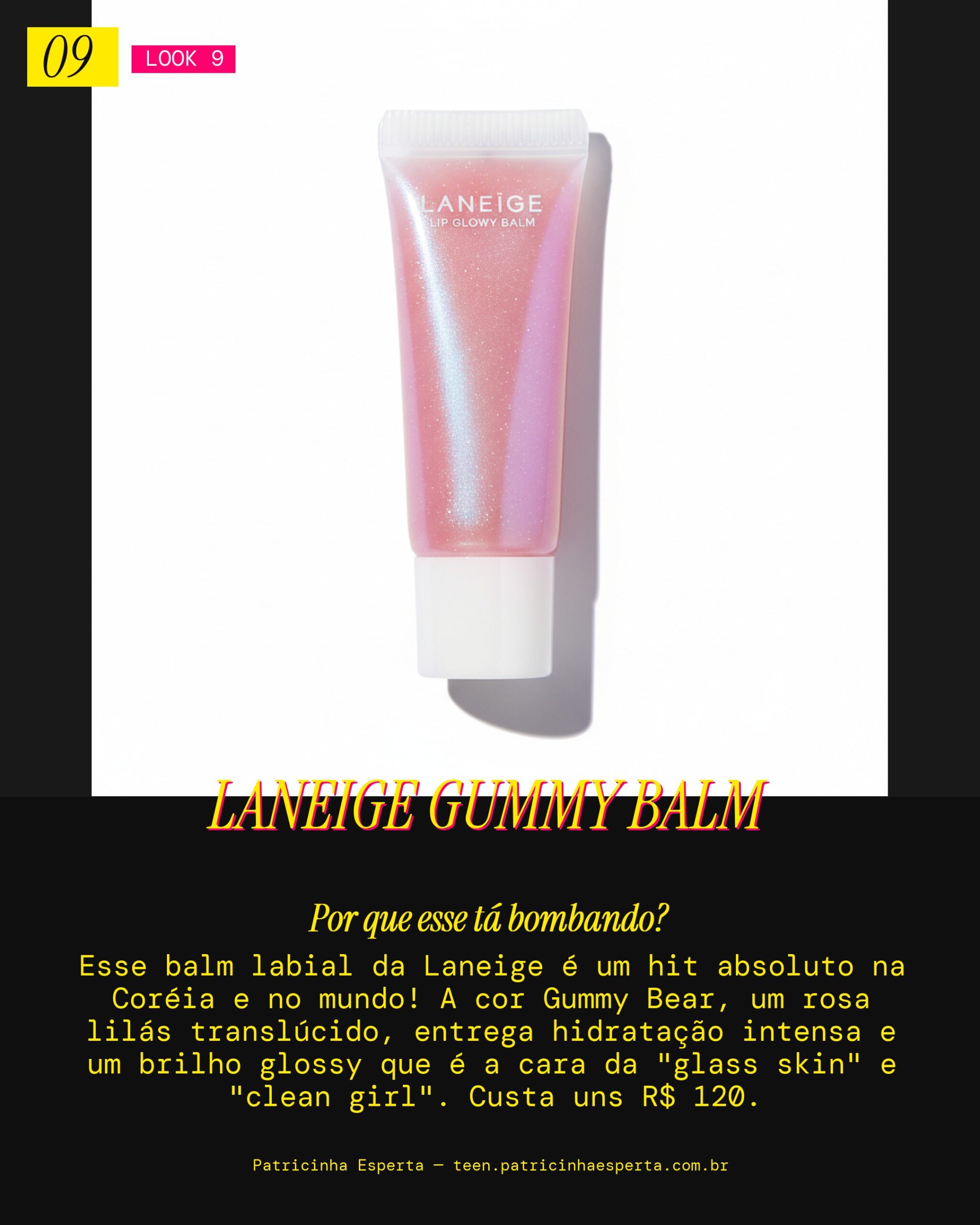 Laneige Lip Glowy Balm, cor Gummy Bear