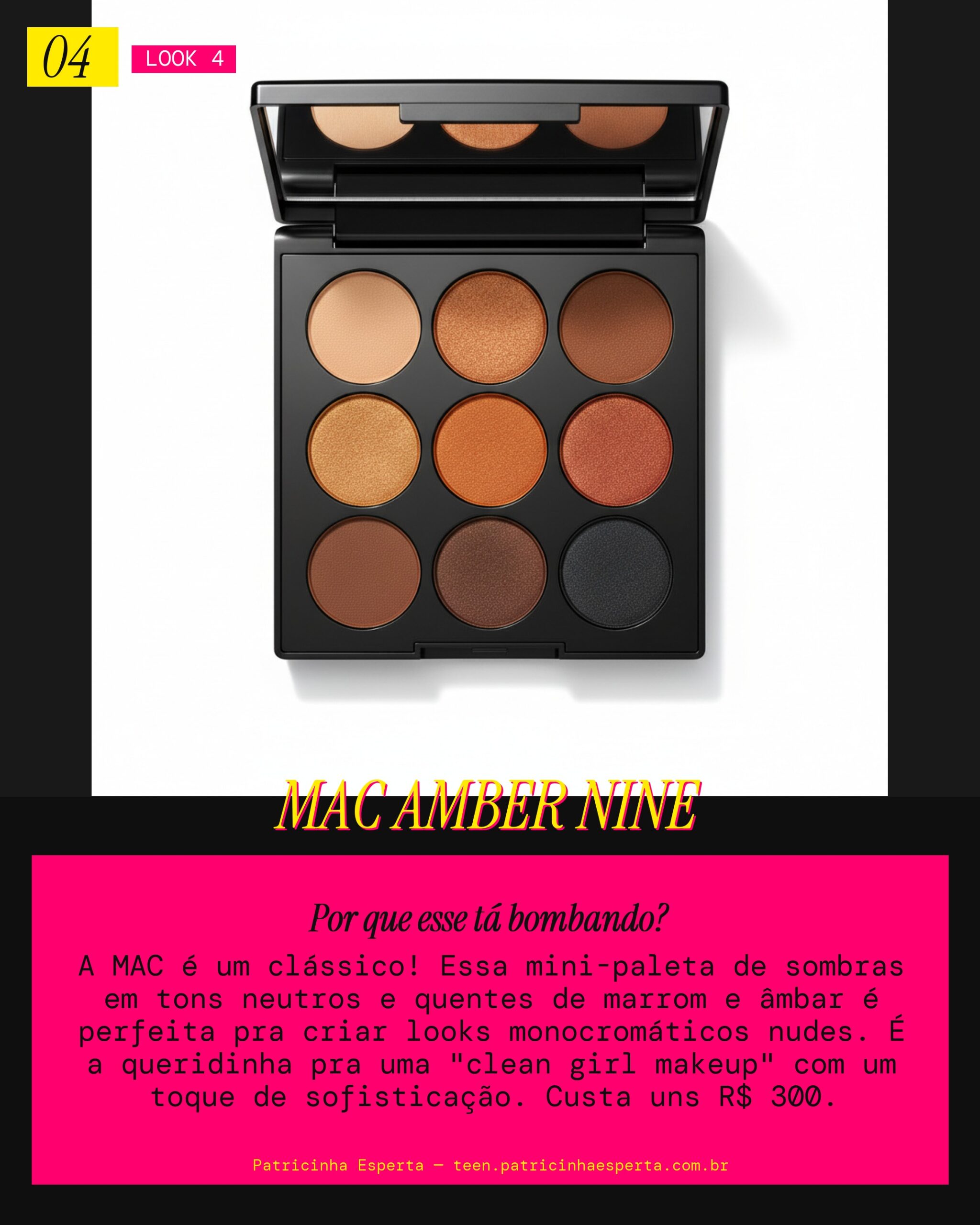 MAC Cosmetics Eyeshadow X 9: Amber Times Nine Palette