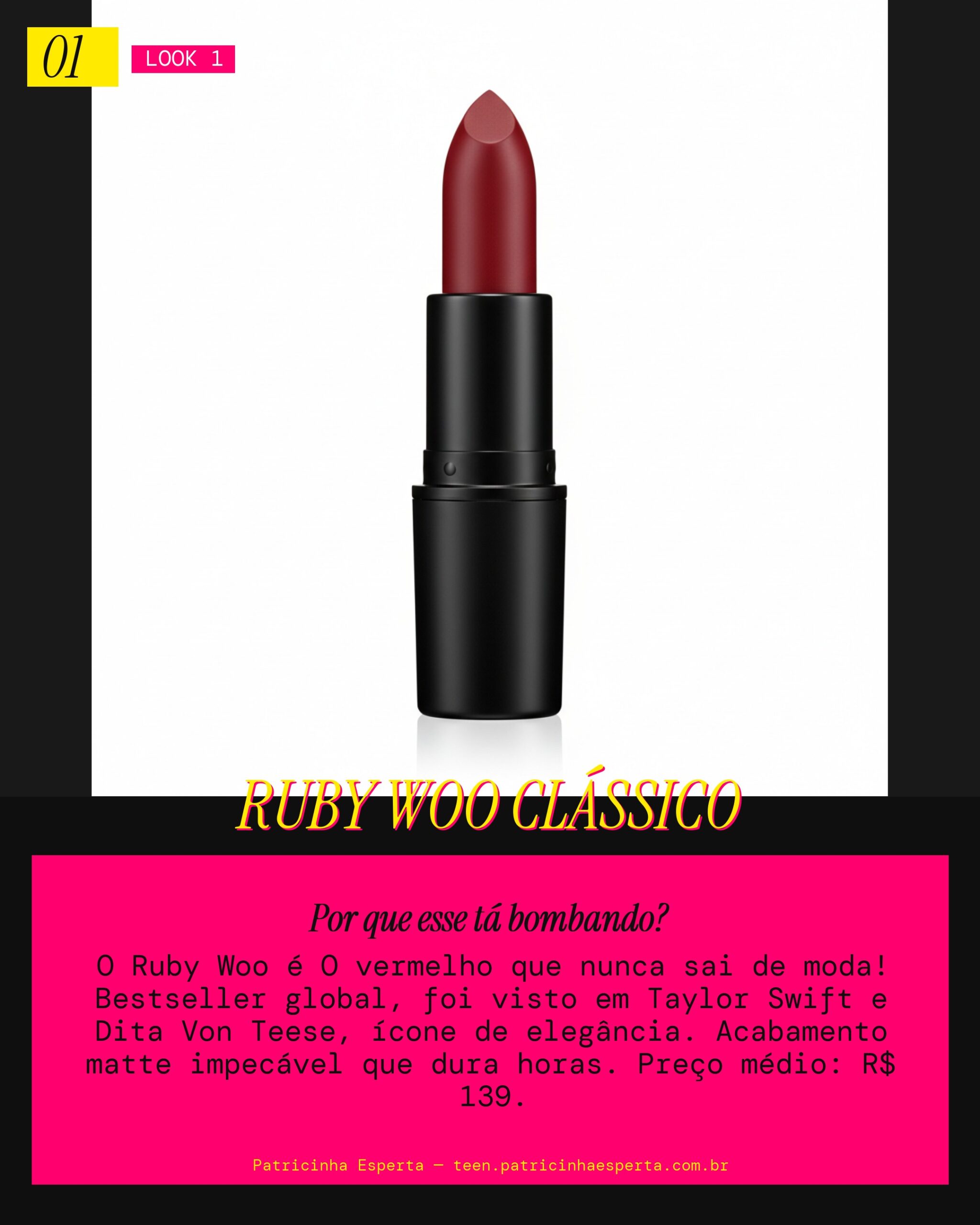 MAC Retro Matte Lipstick - Ruby Woo