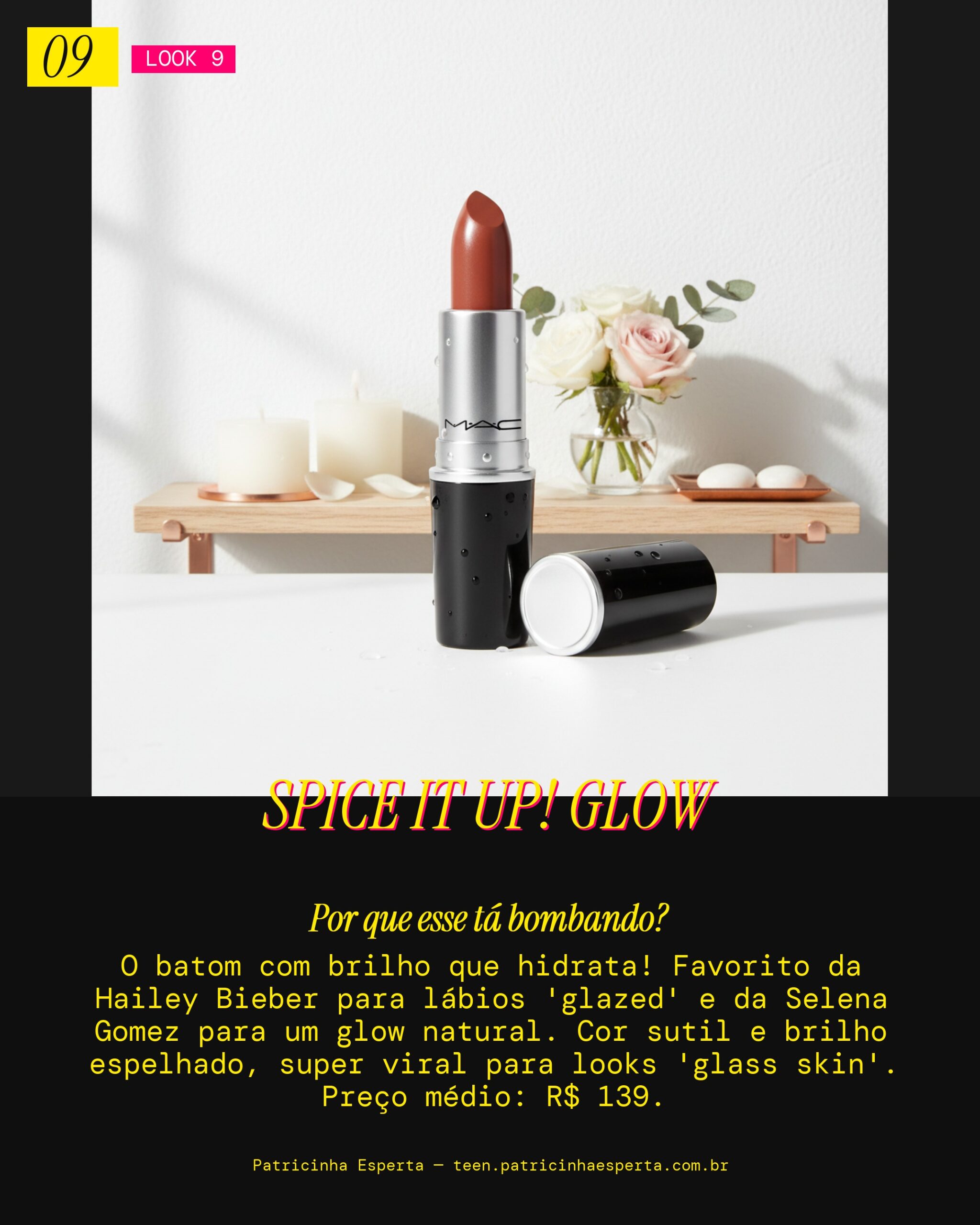 MAC Lustreglass Lipstick - Spice It Up!