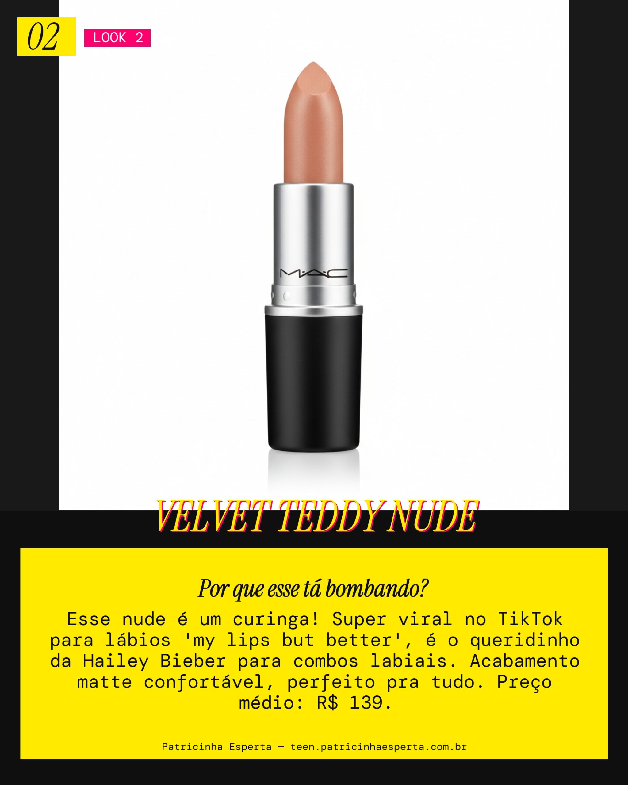 MAC Matte Lipstick - Velvet Teddy
