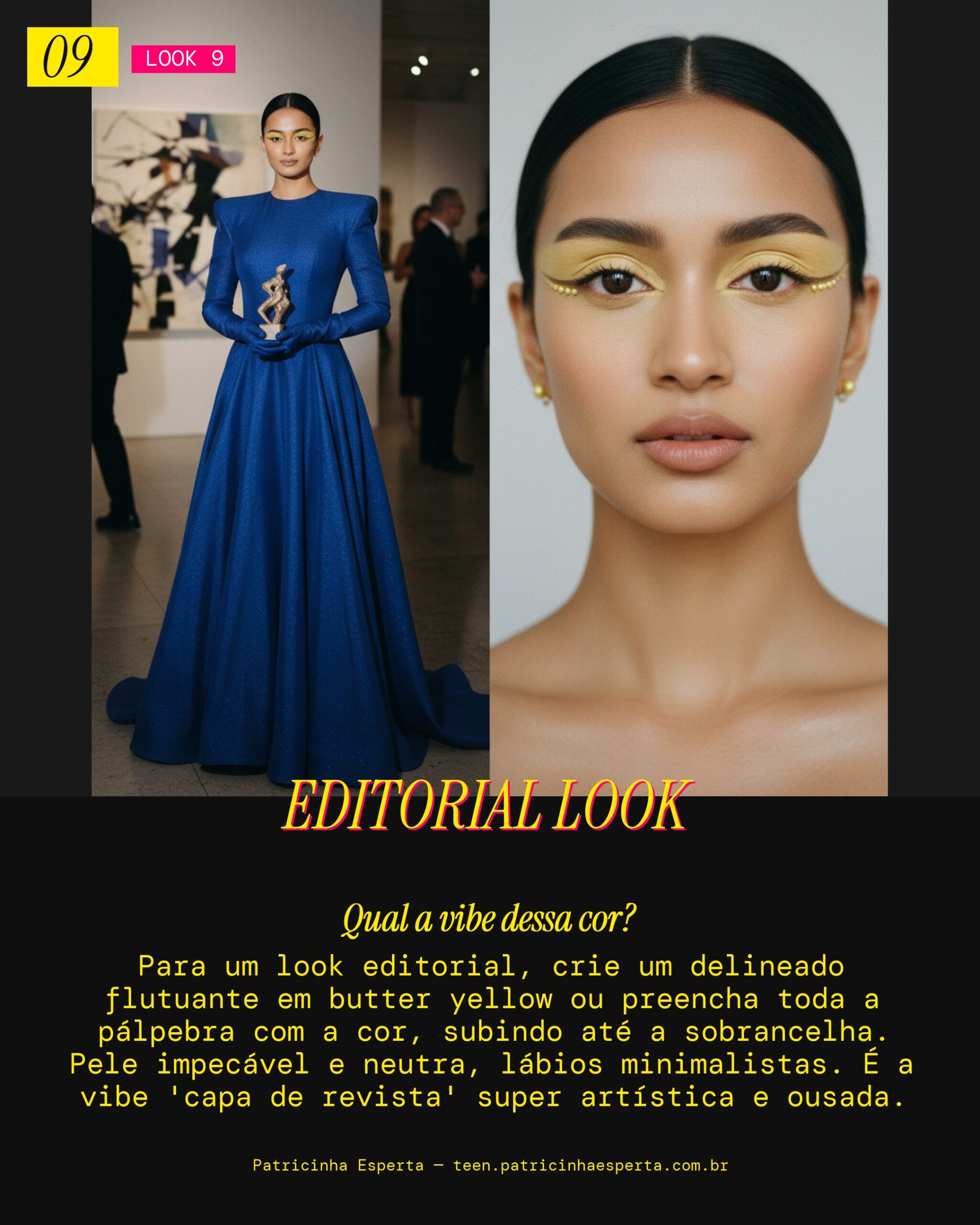Look 9: Editorial Edge com Butter Yellow