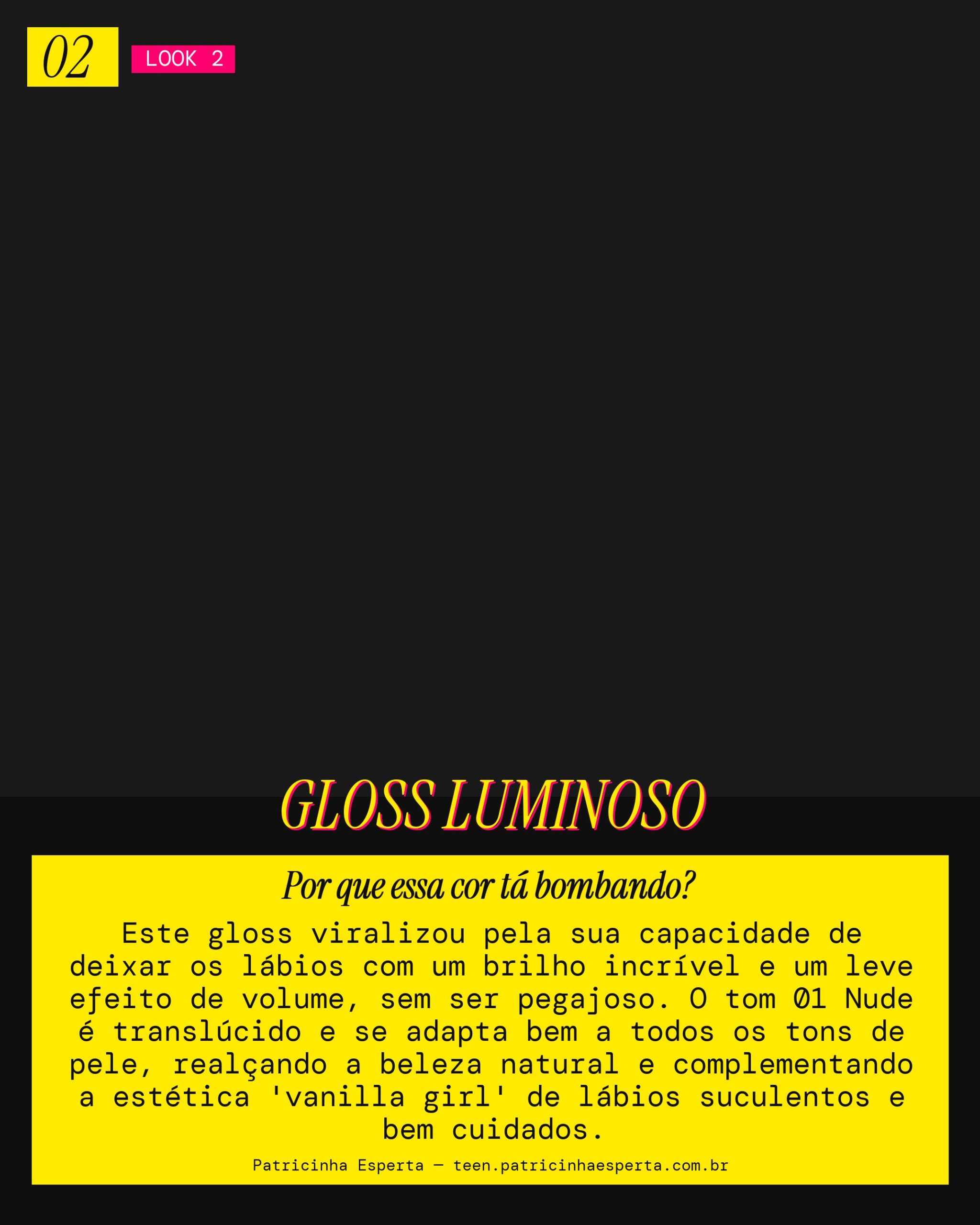 Brilho Labial Lip Volumoso Max Love - Cor 01 Nude