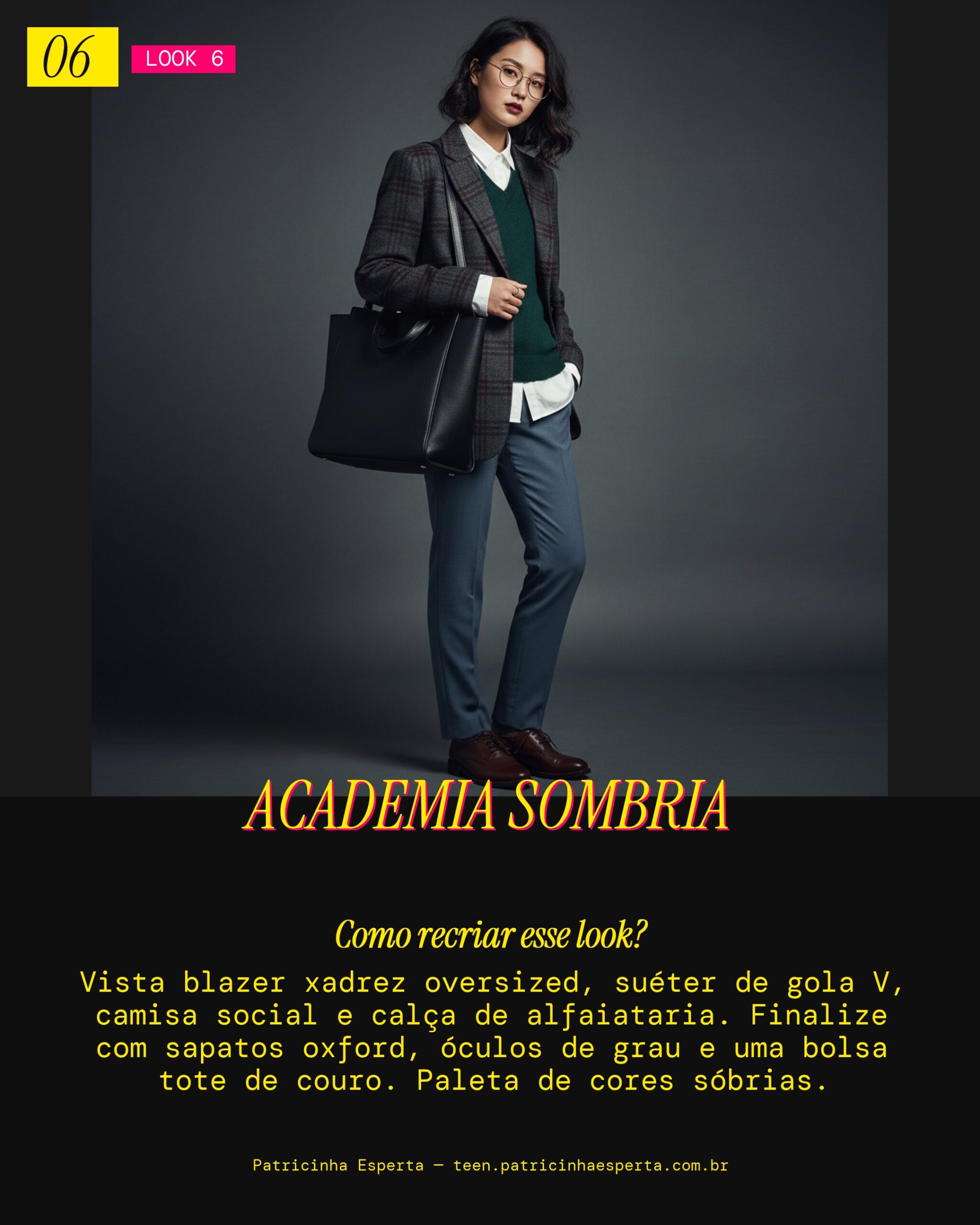 Look 6: Dark Academia K-Pop