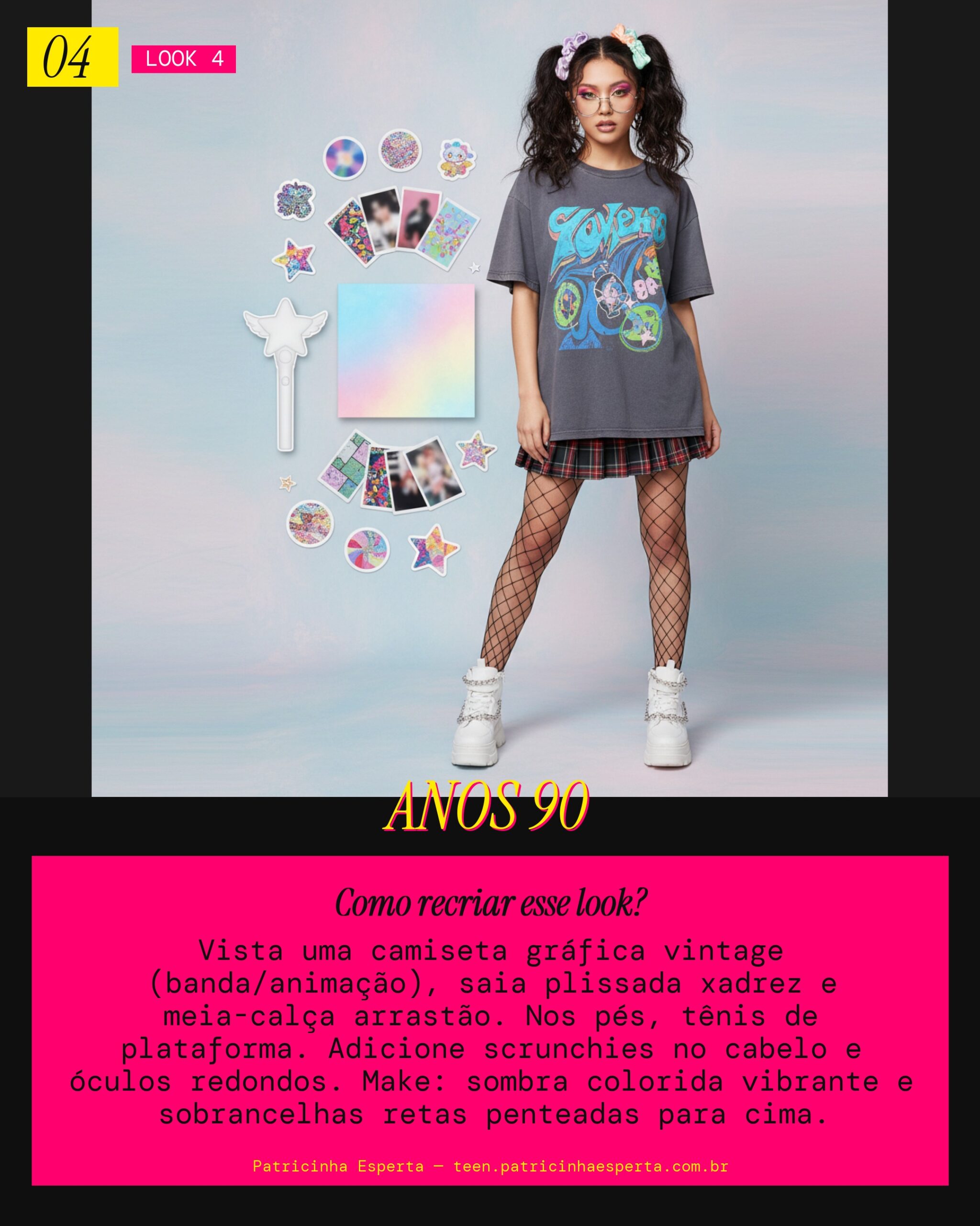 Look 4: Retro K-Pop Vibes