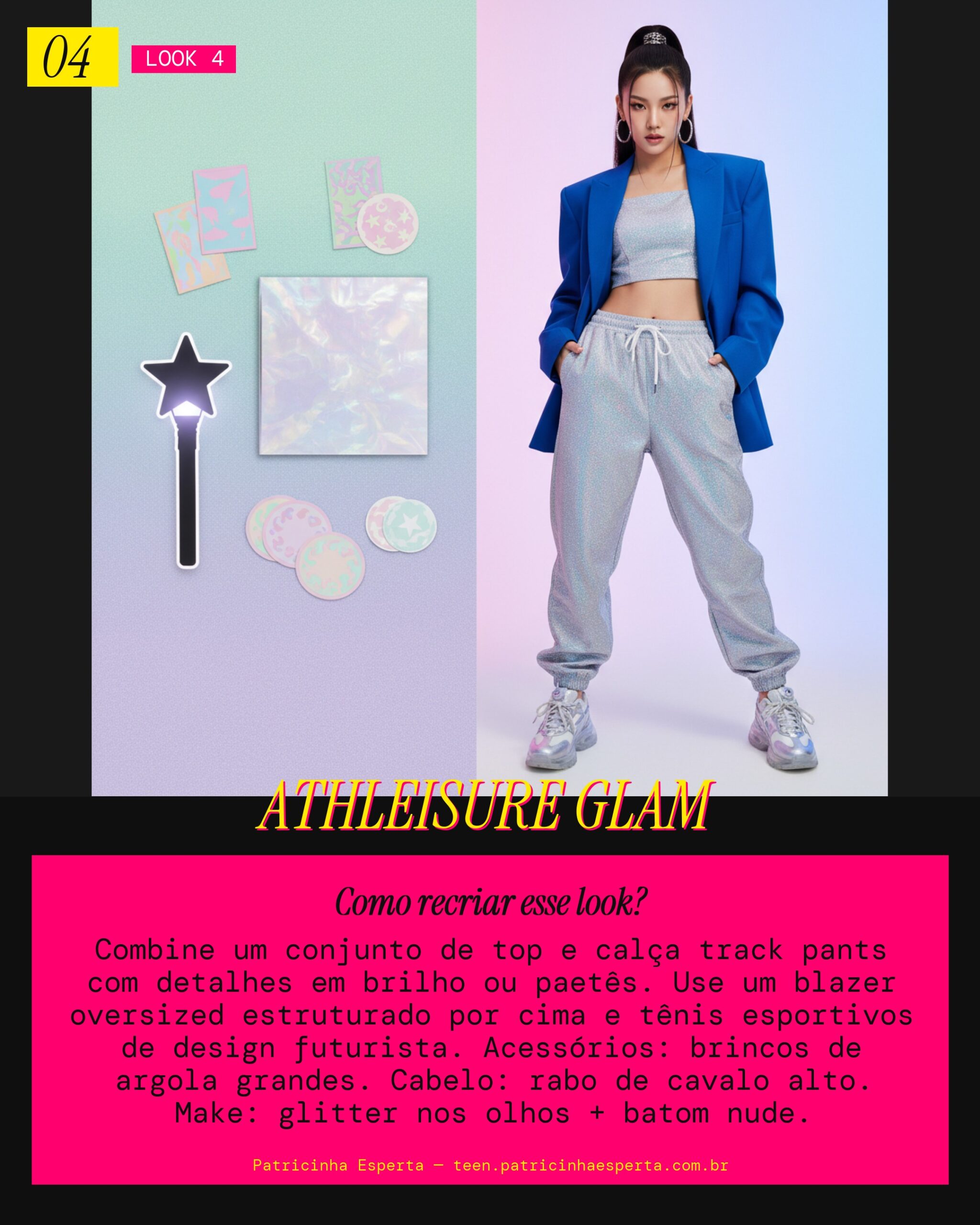 Look 4: Glam Sporty Vibes