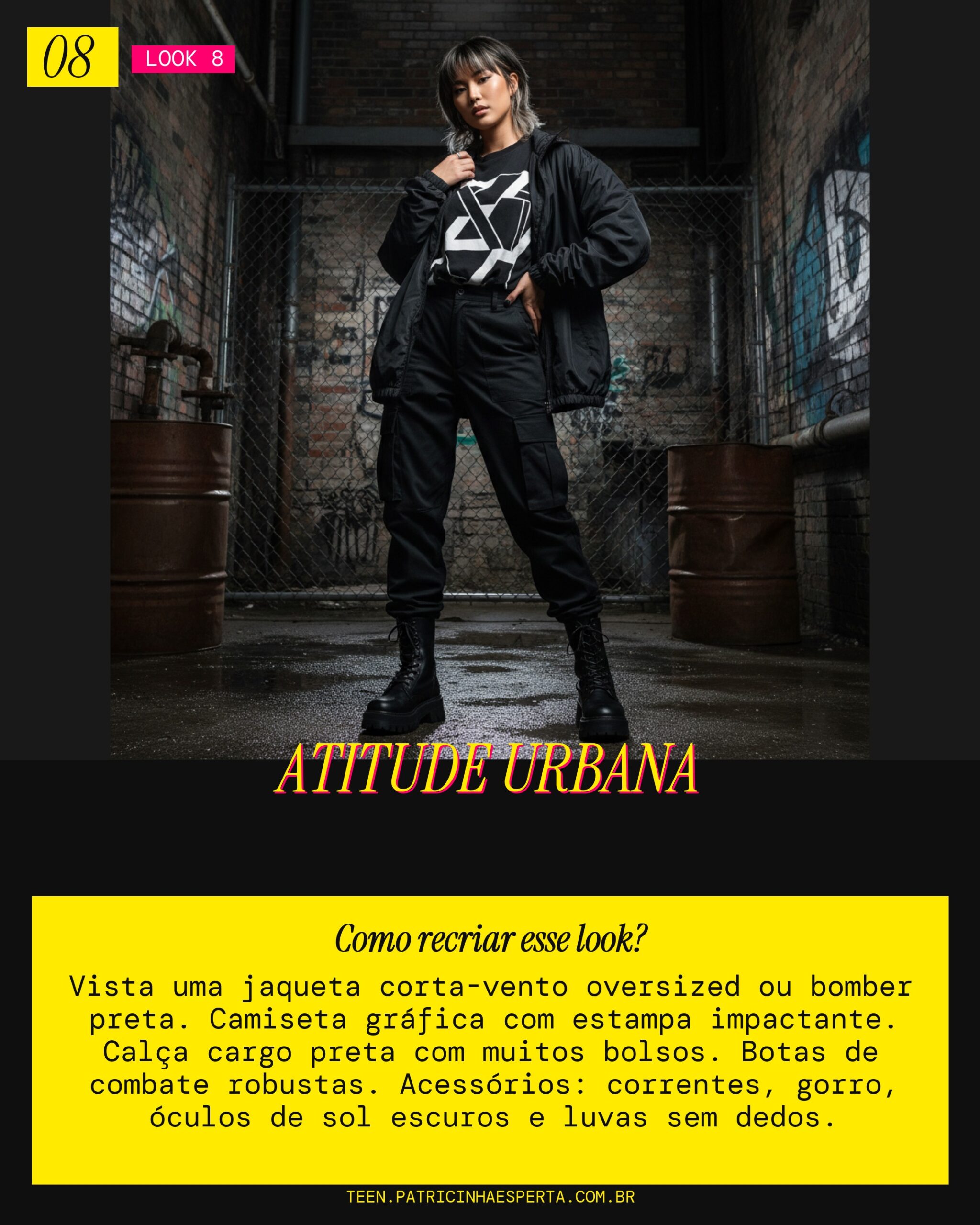 Streetwear Poderoso e Edgy