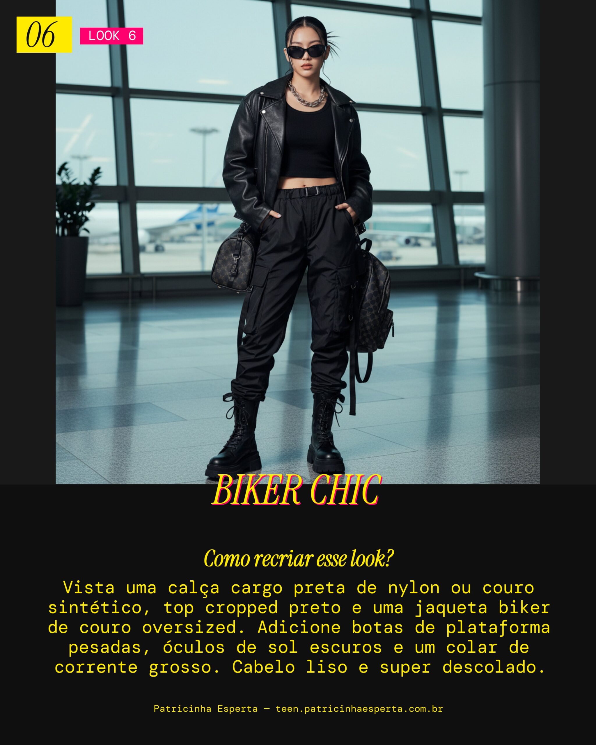 Look 6: Motoqueiro Fashion