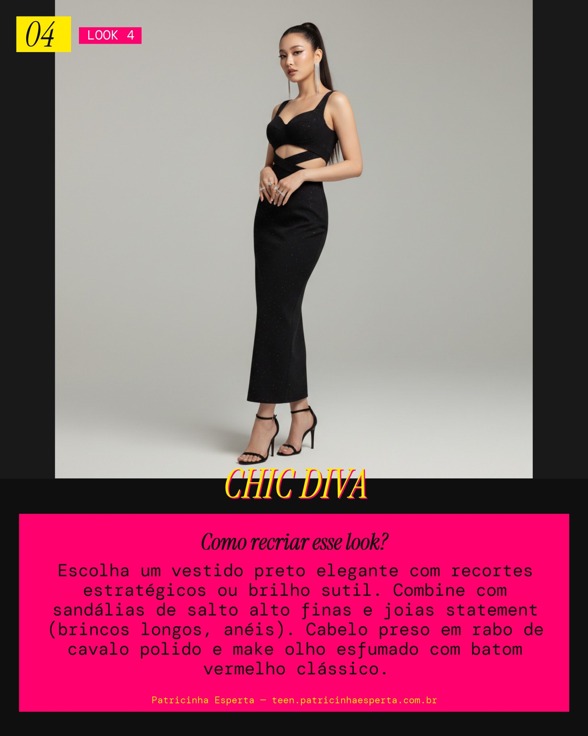 Look 4: Glamour Red Carpet