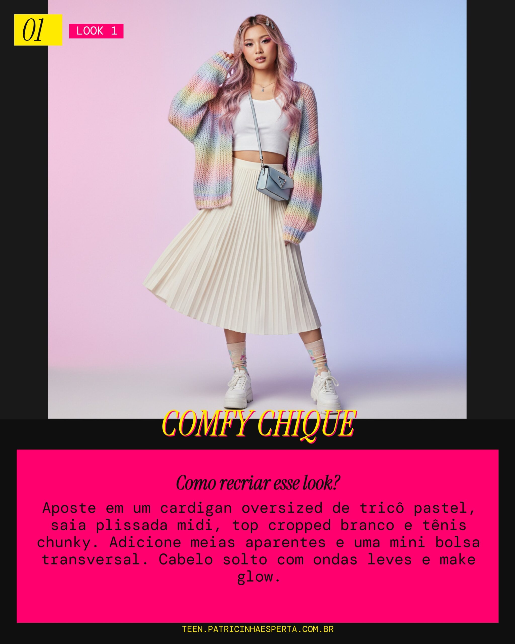 Look 1: Café Date Charm