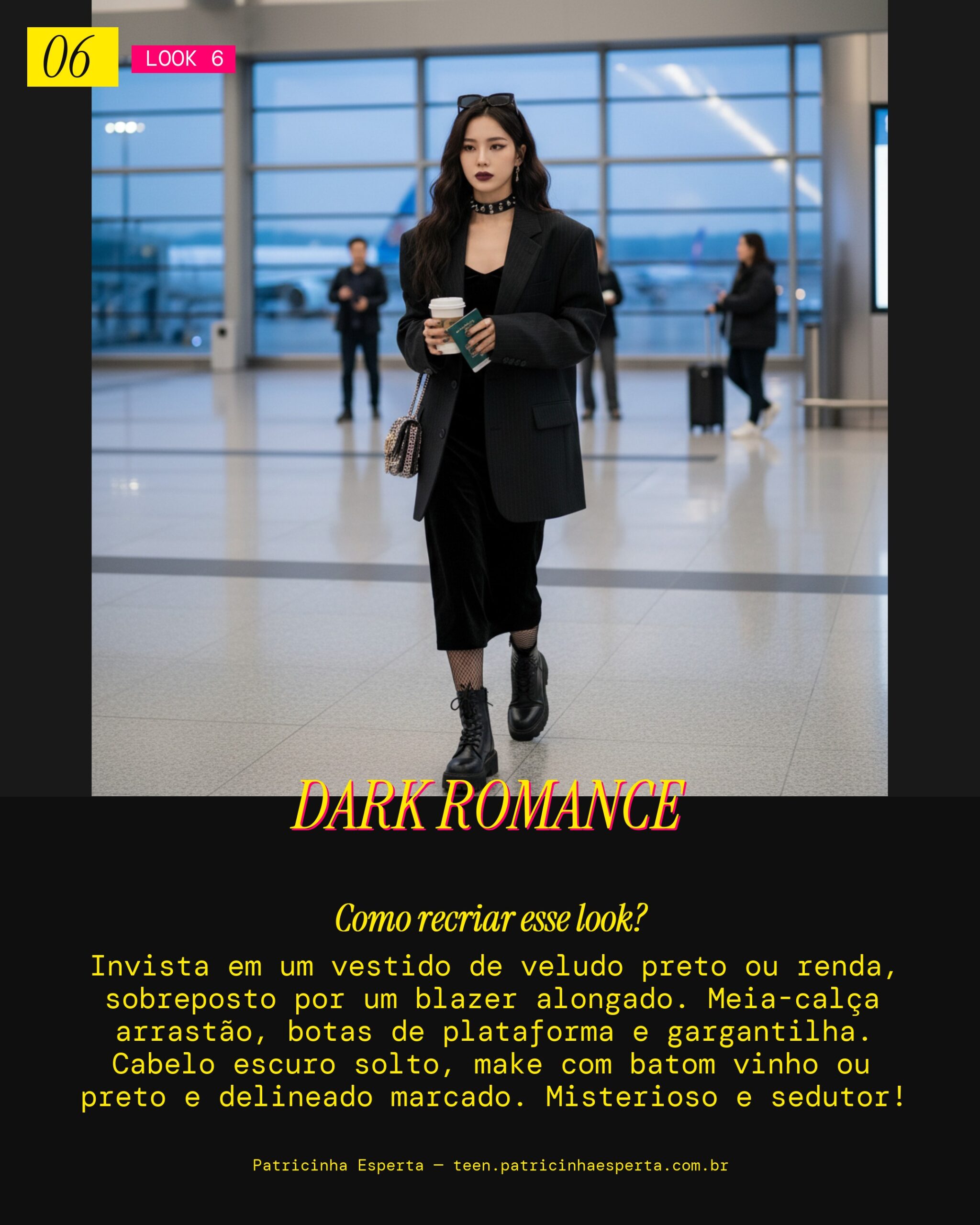 Look 'Oh My God' Gótico Chic