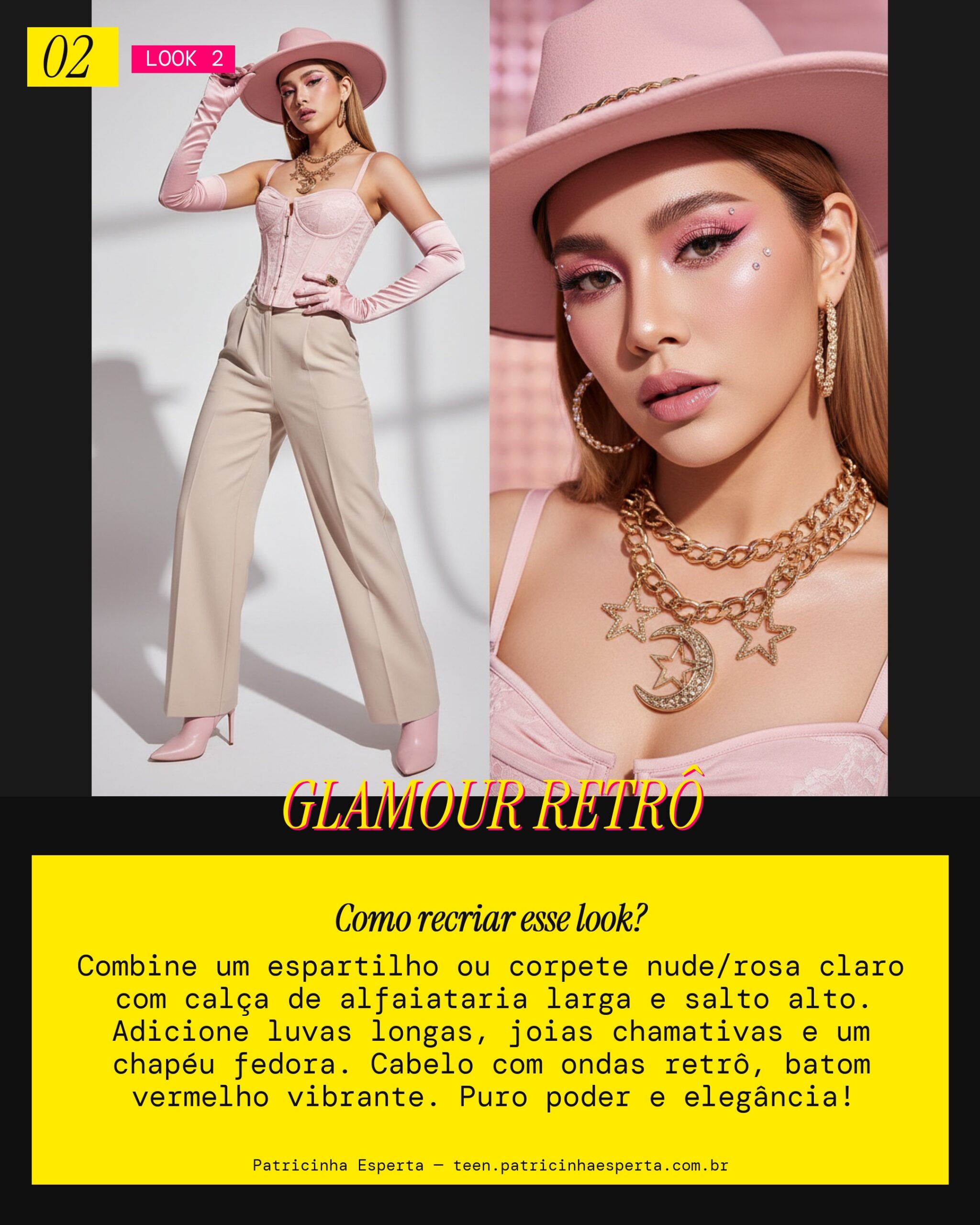 Look 'Nxde' Glamour Burlesco