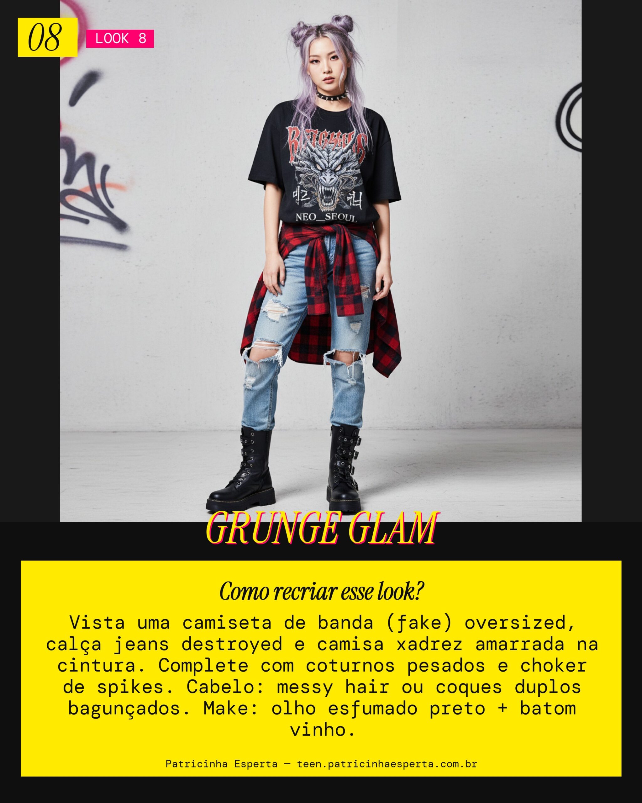 Look 8: Grunge K-Pop Style