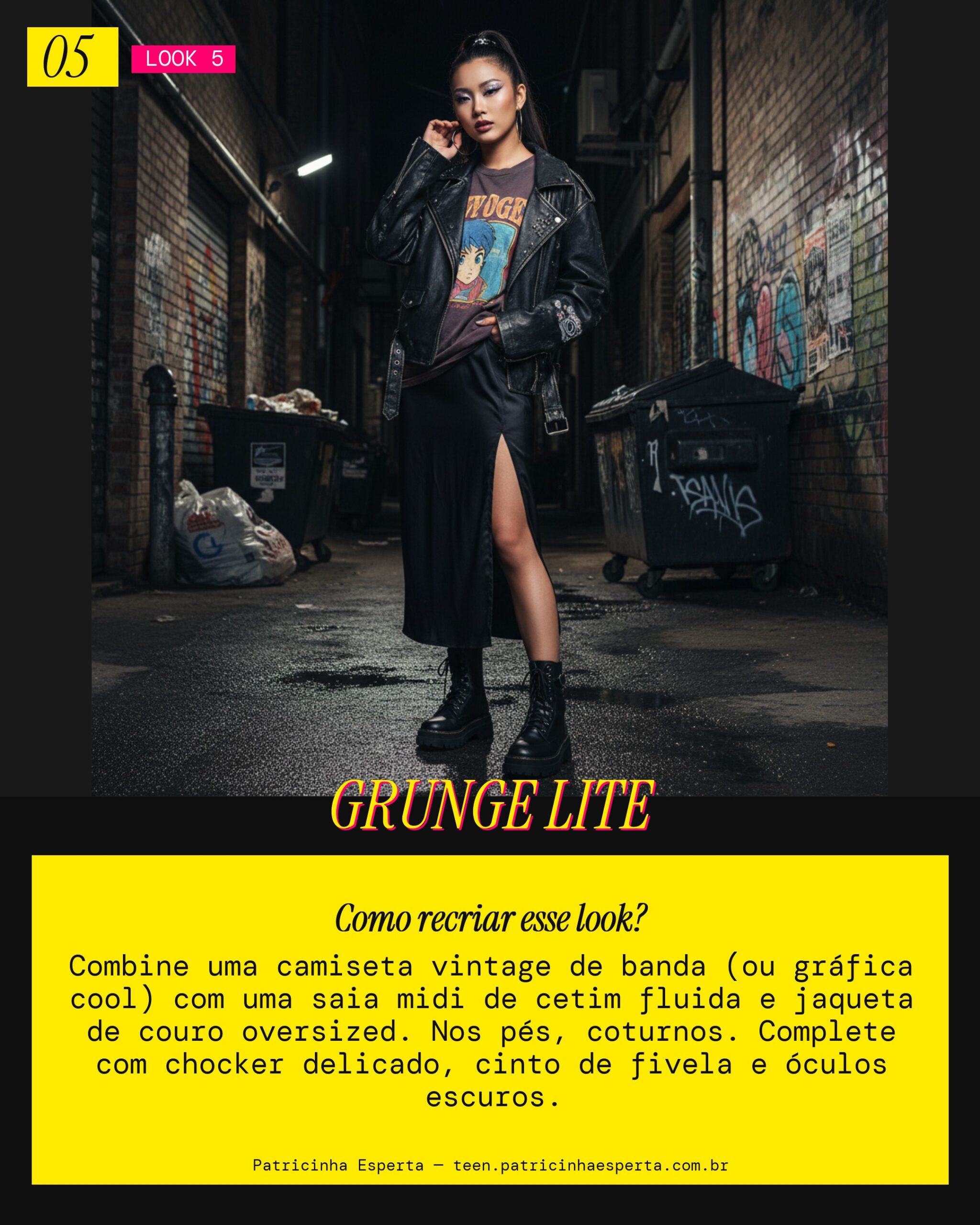 Look 5: Soft Grunge Coreano