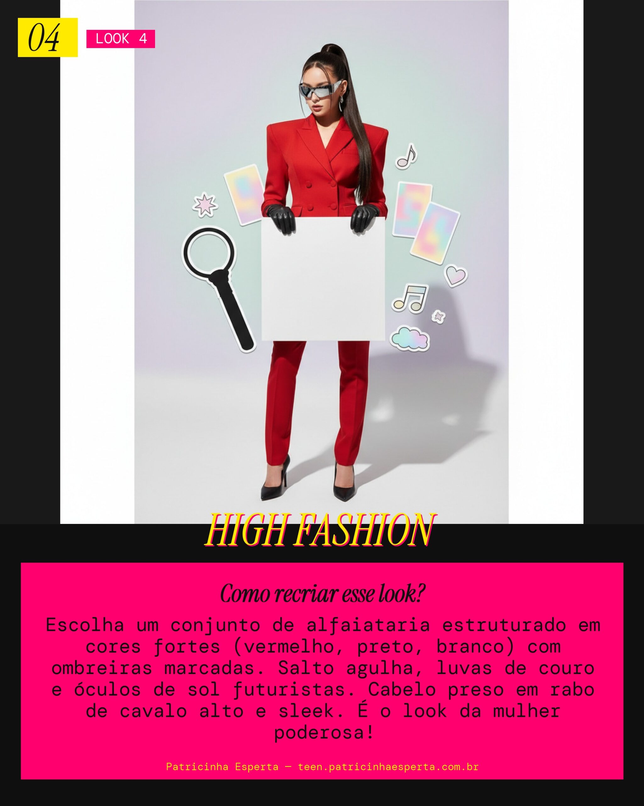 Look 'Super Lady' Poderoso