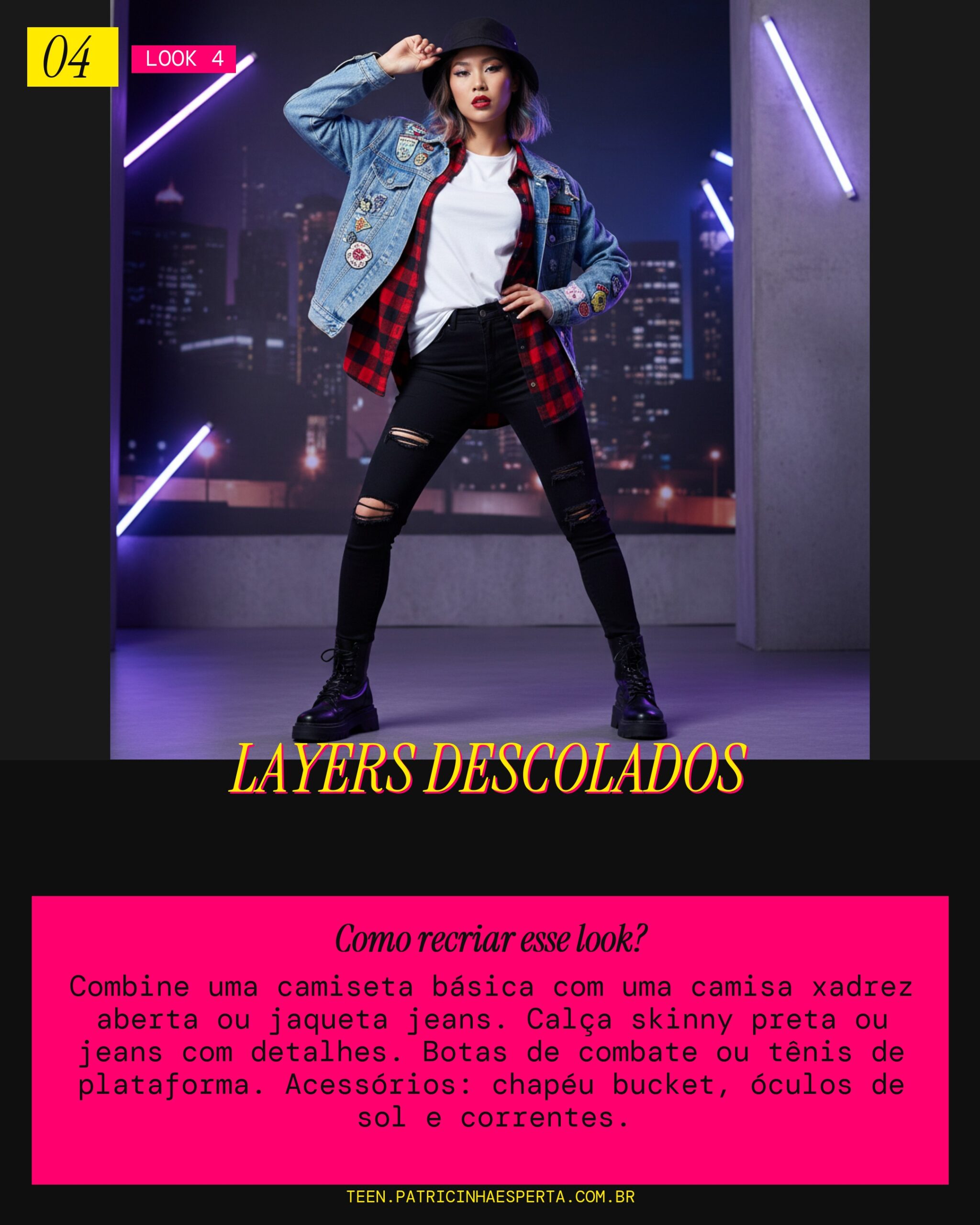 Casual Edgy com Camadas