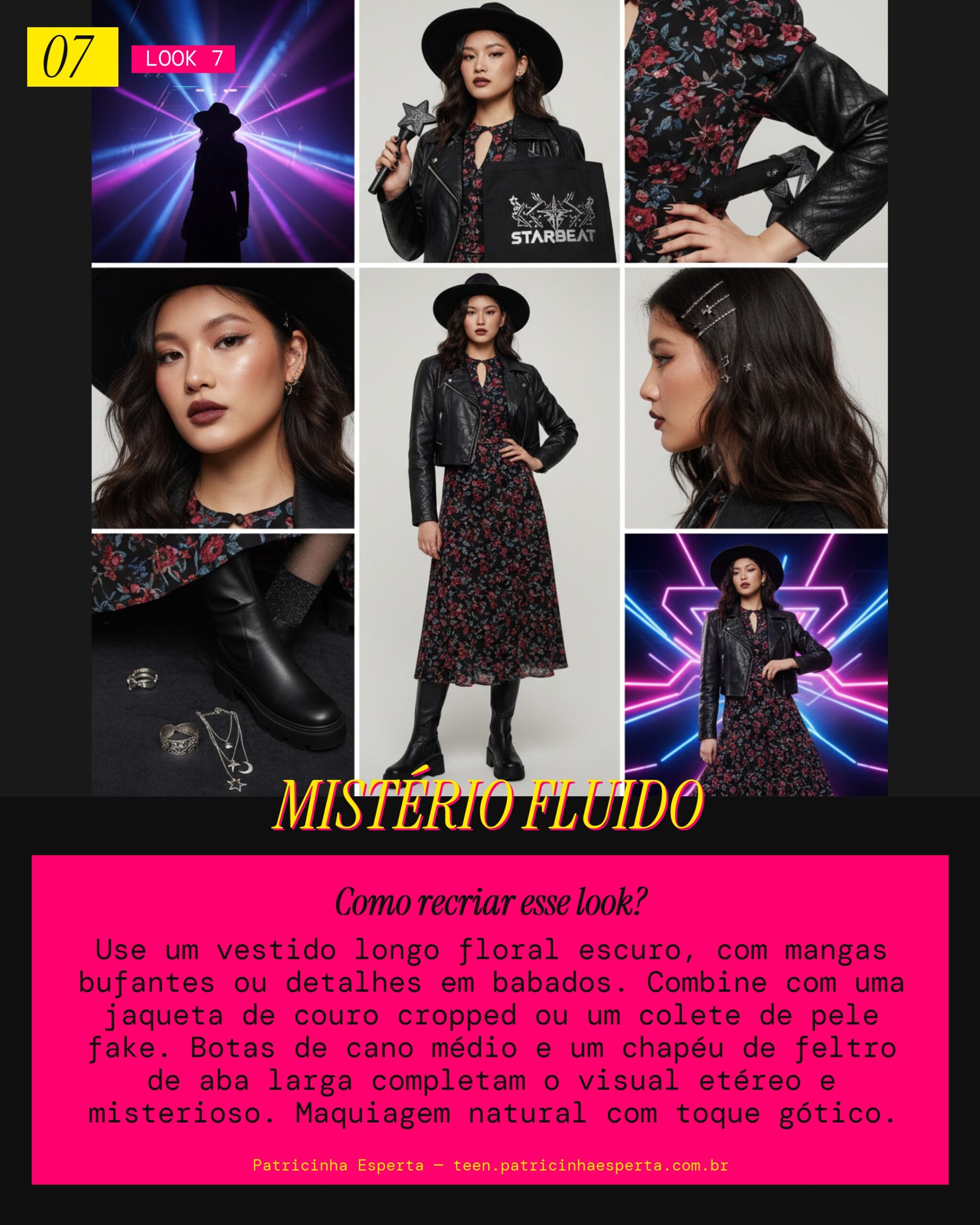 Look 7: Floresta Encantada Sombria