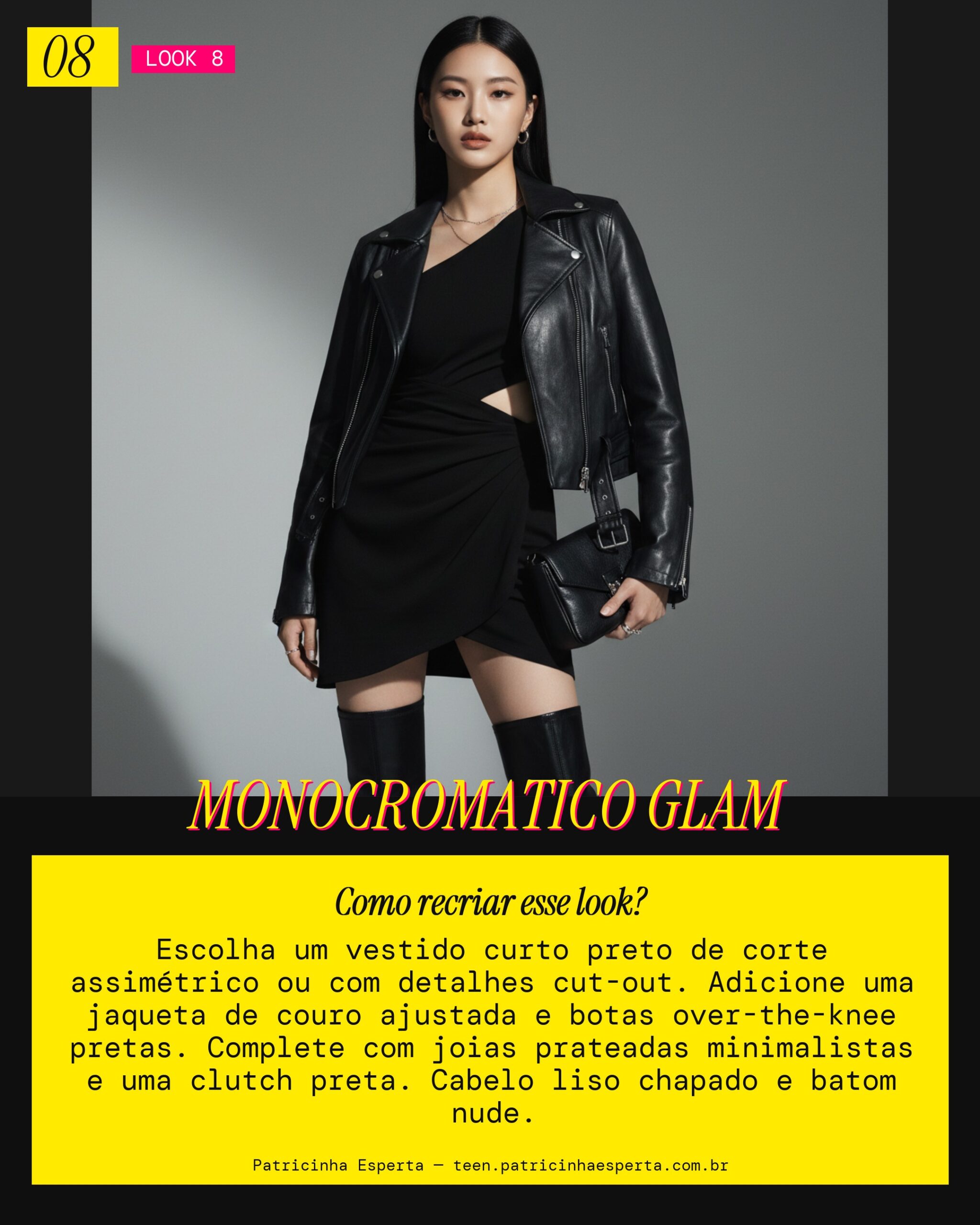 Look 8: All Black Poderoso