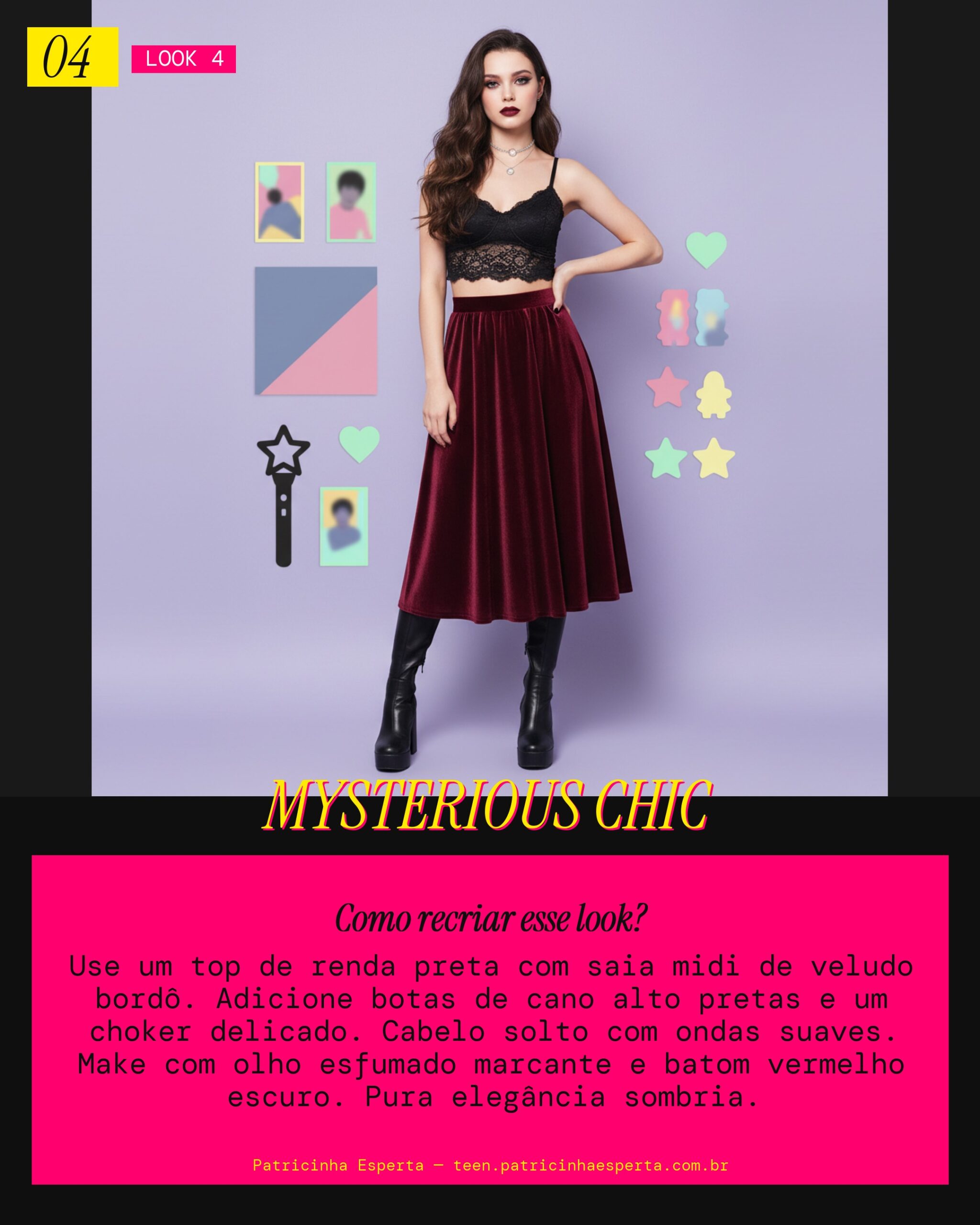 Look 4: Peek-A-Boo Mysterious Chic