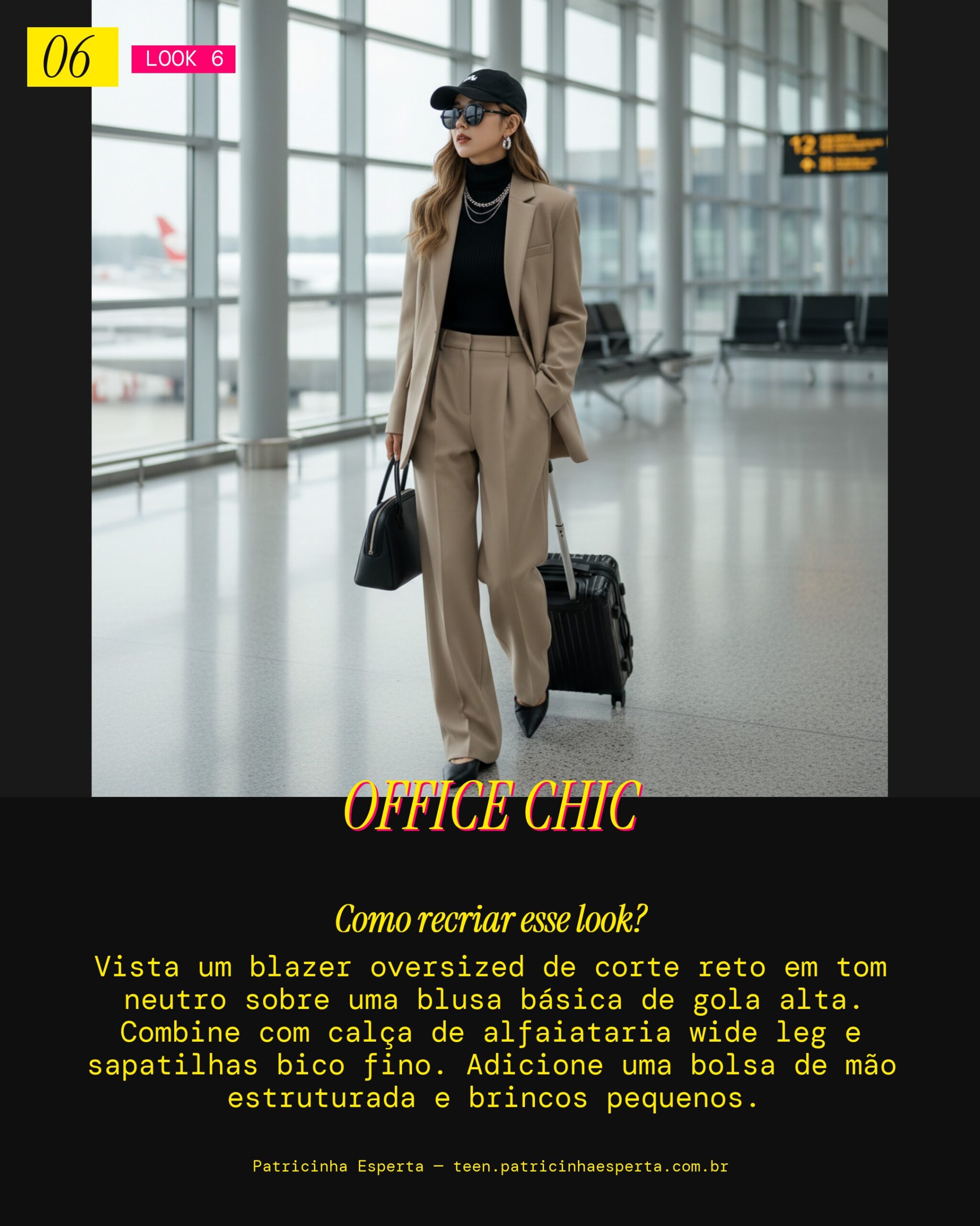 Look 6: Elegância Minimalista Office