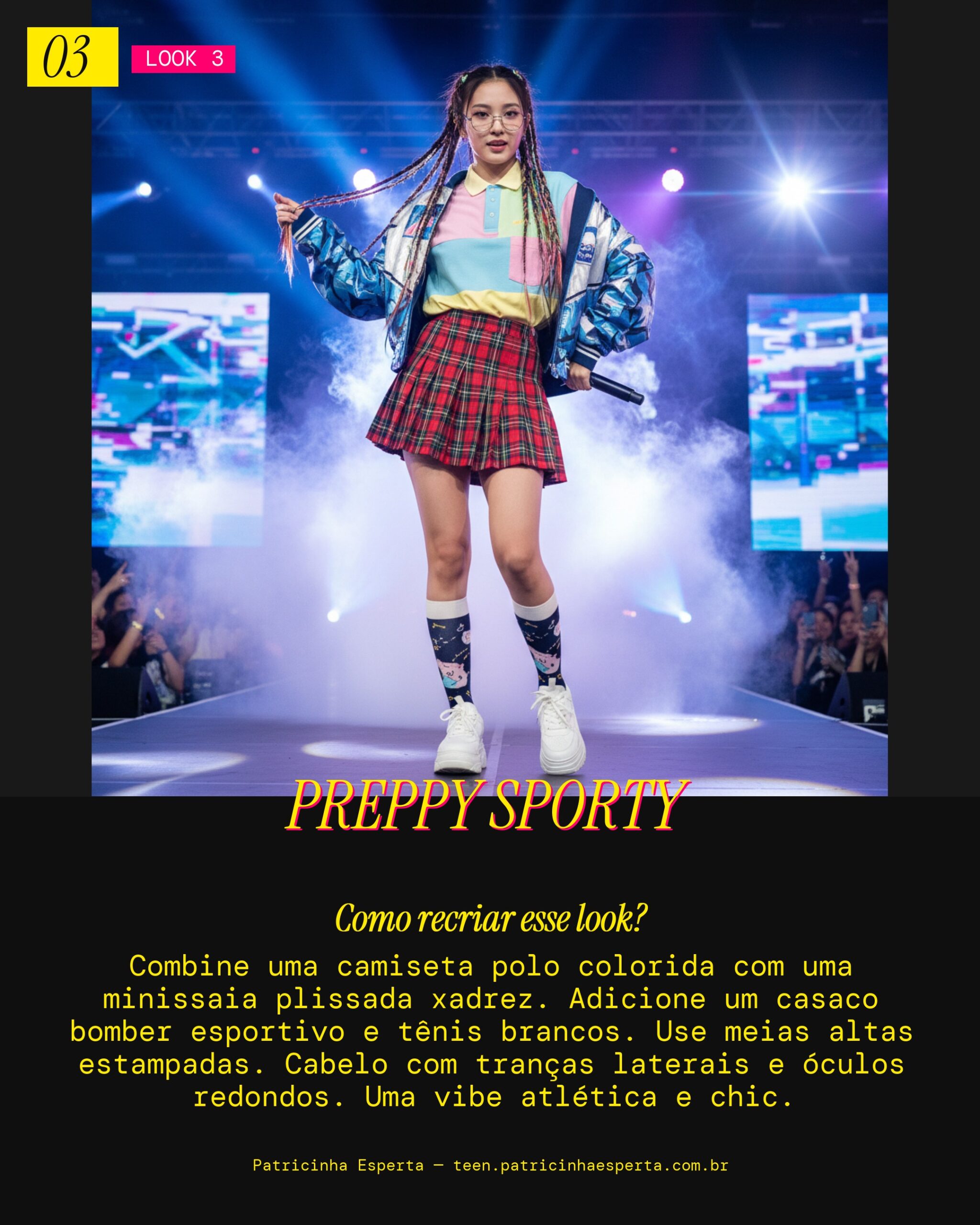 Look 3: Russian Roulette Preppy Sporty