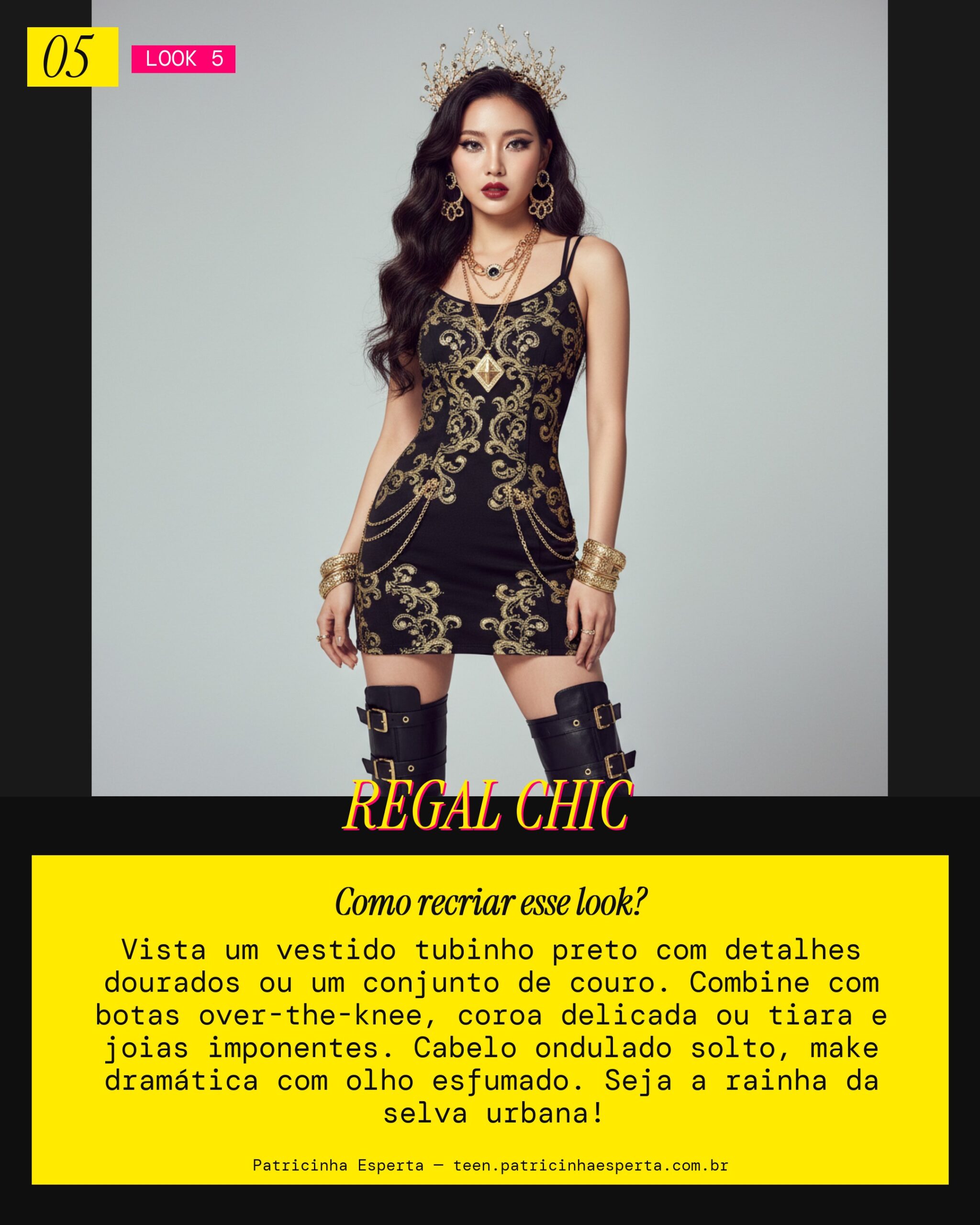 Look 'Lion' Realeza Urbana