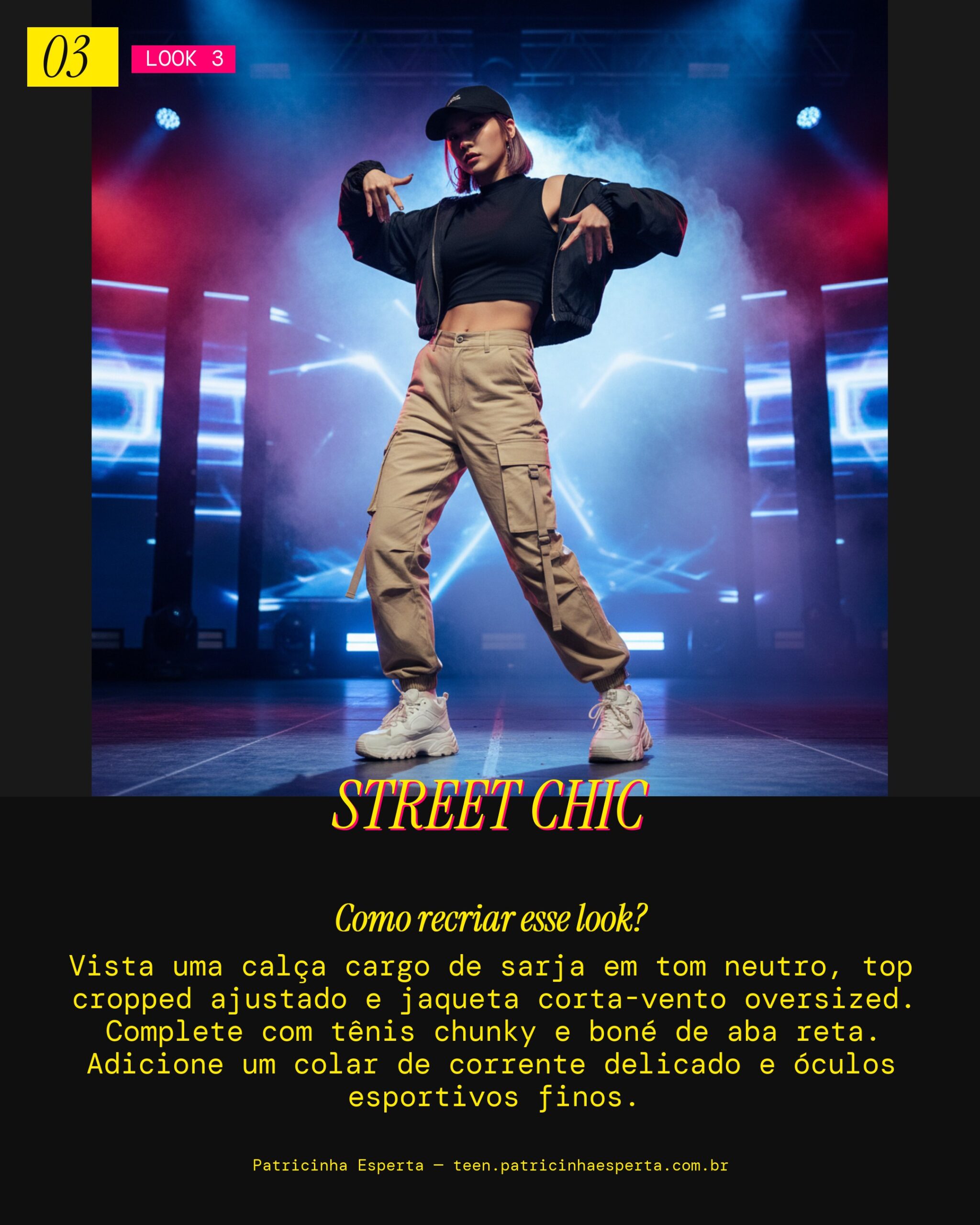 Look 3: Streetwear Minimalista